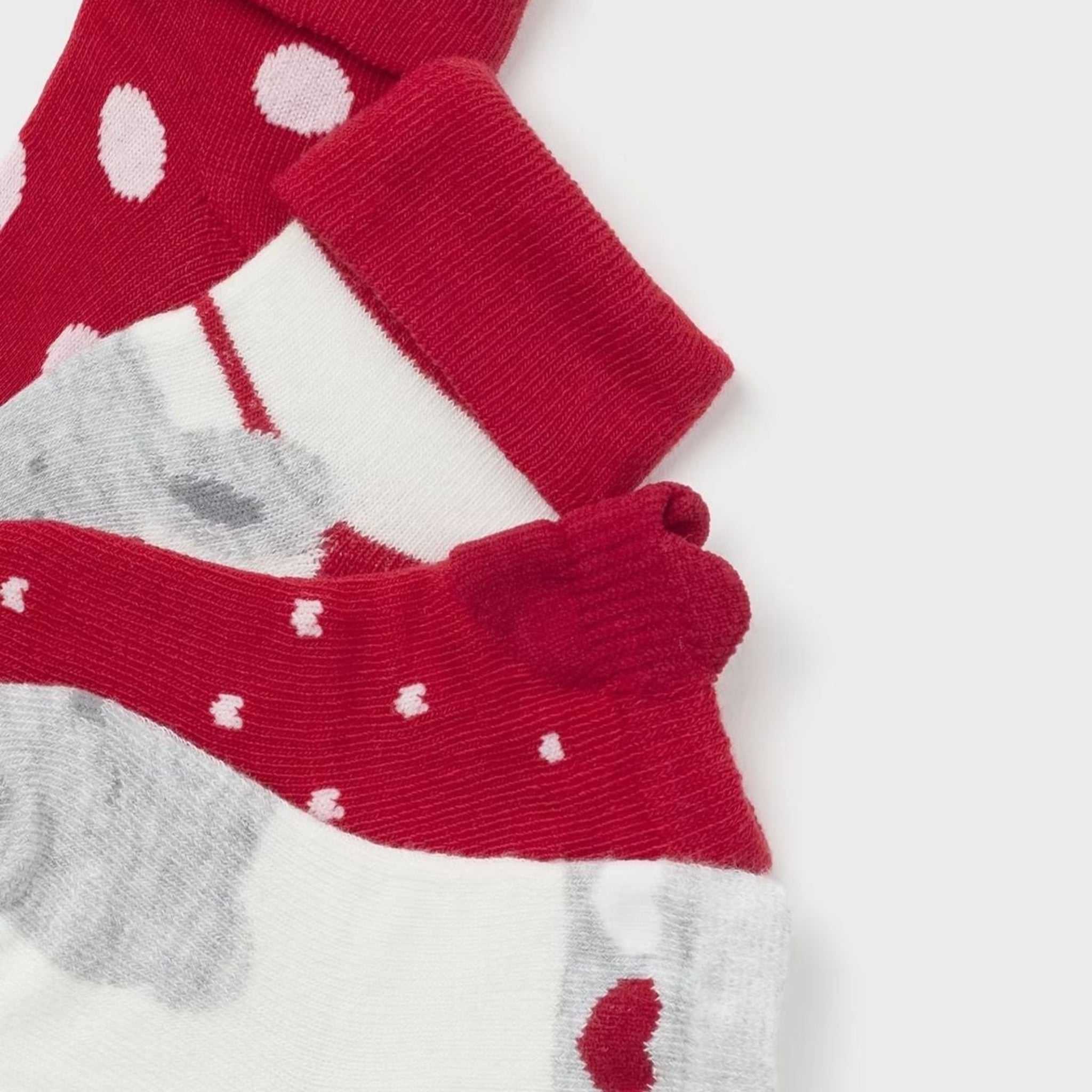 Set 4 Calze  Rosso 9658/A -  NANU' BABY