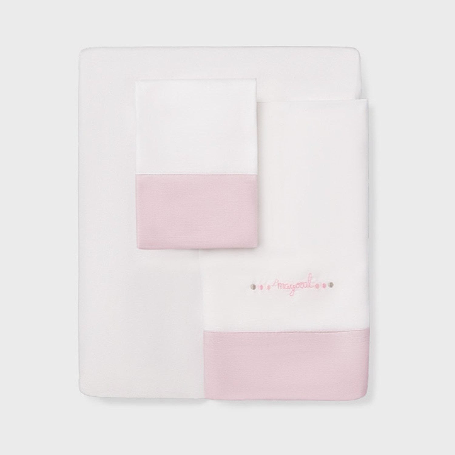 Lenzuolino Neonata Rosa 9992/12 -  NANU' BABY