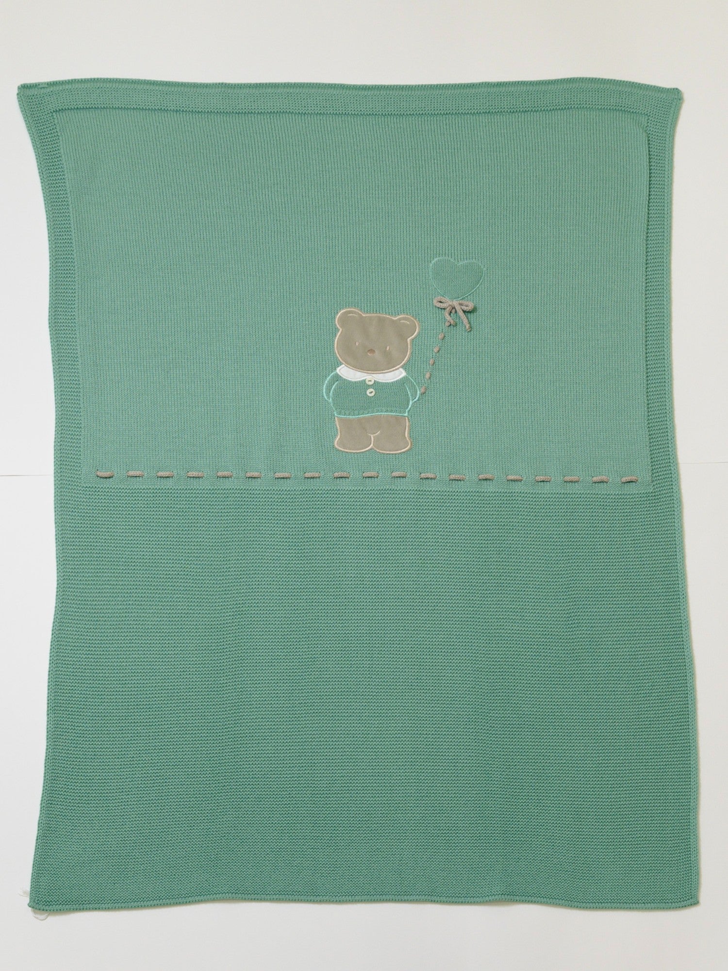Coperta Teddy Bear Neonato Verde TEDDY BEAR/140-V - NANU' BABY