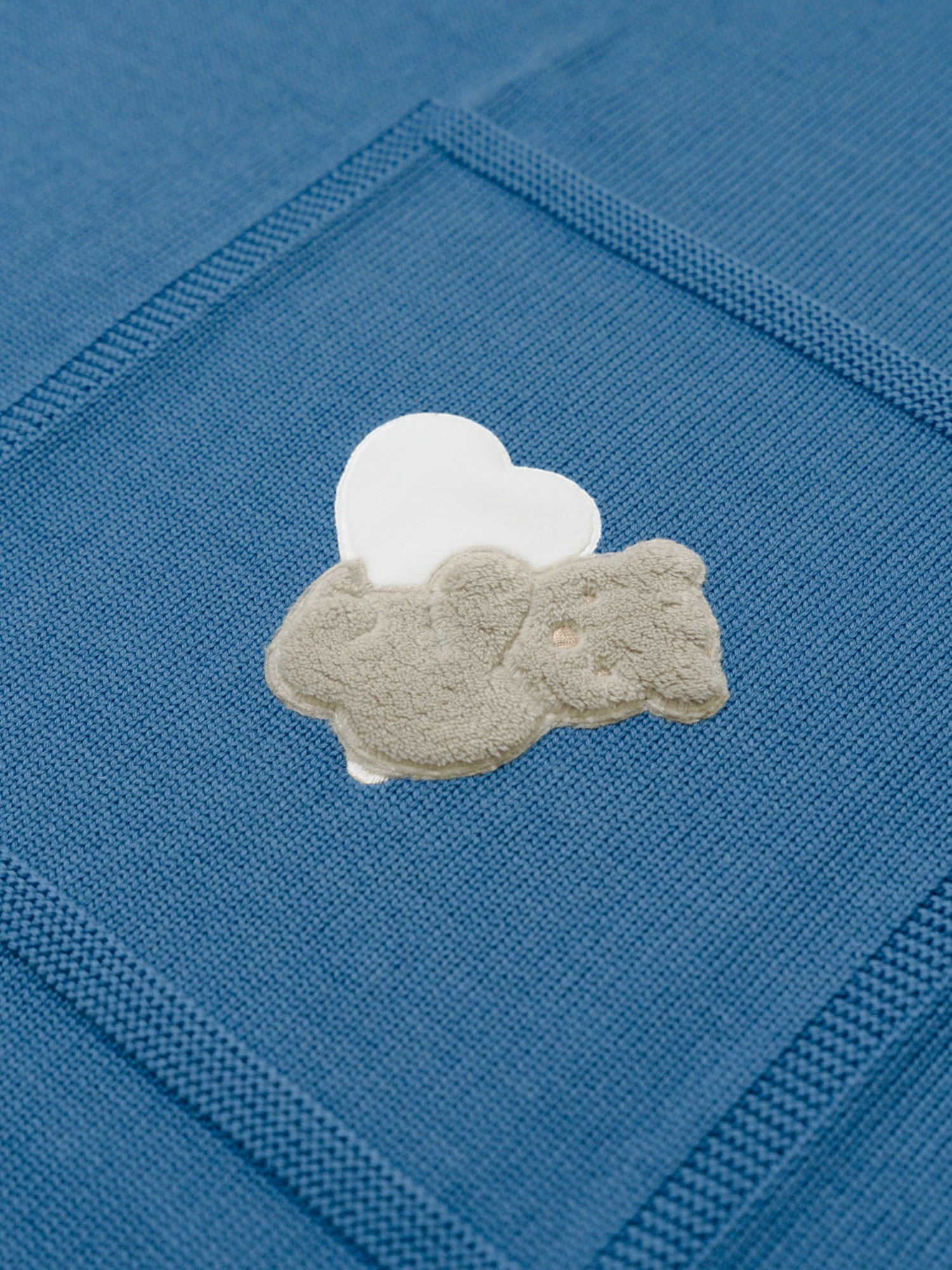 Coperta Teddy Love Neonato BLU TEDDY LOVE 133/I - NANU' BABY
