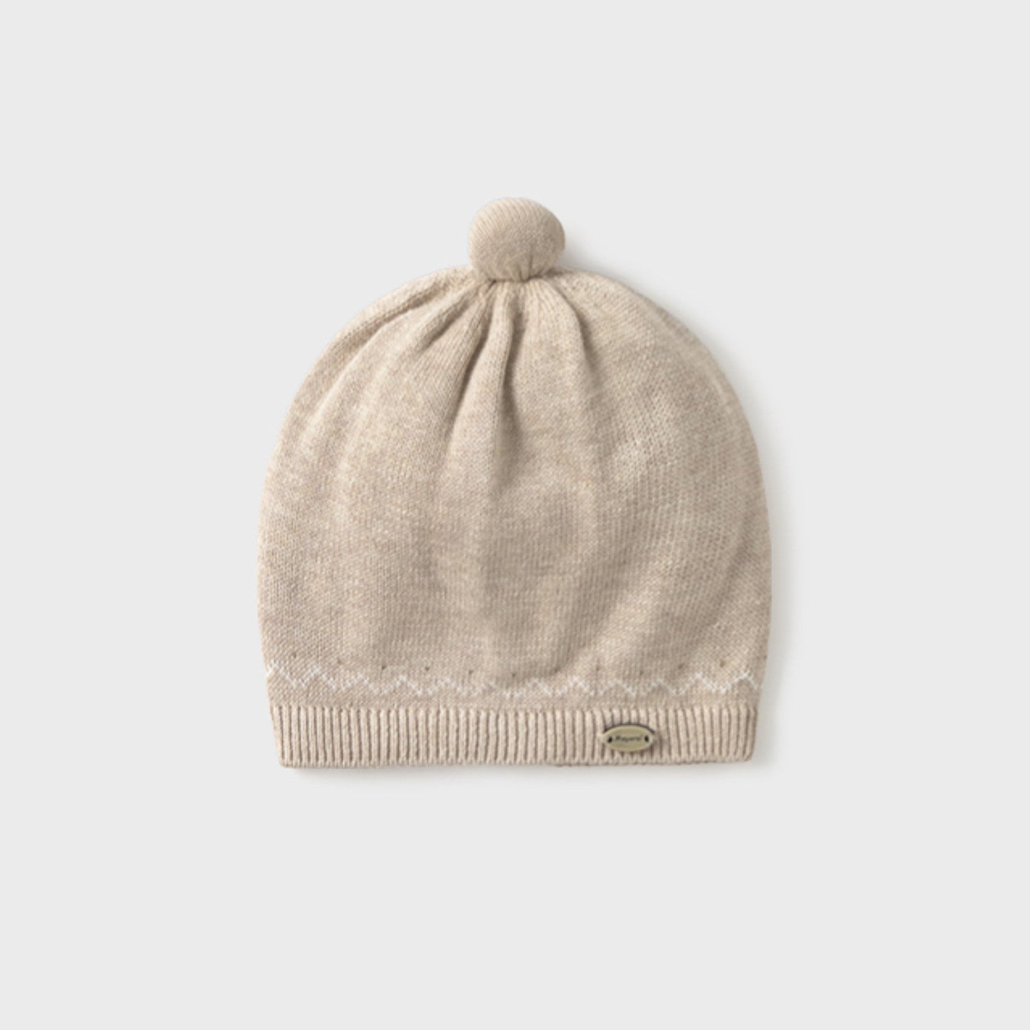 Cuffia Neonato Beige 9936/87