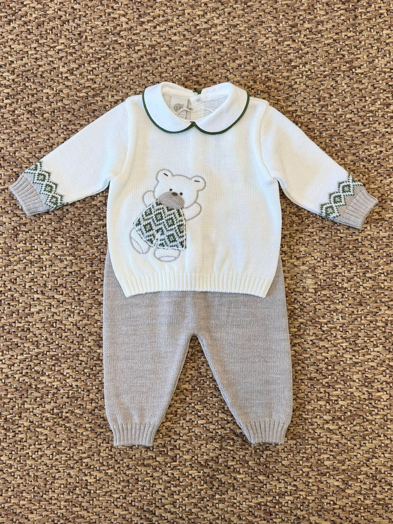 Completo nascita Orsetto Neonato VANIGLIA IB5150/V - NANU' BABY