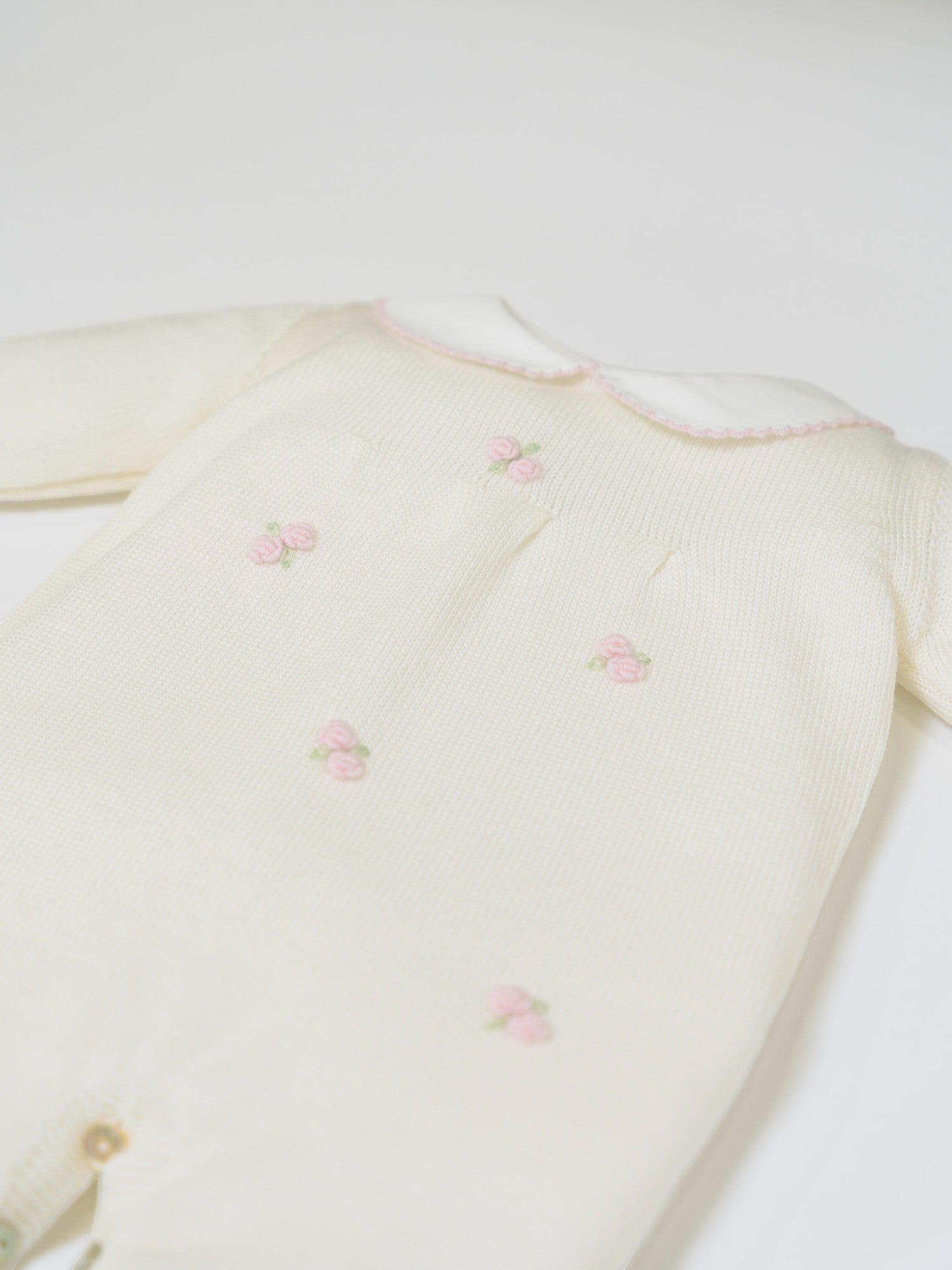 Tutina Roselline Neonata PANNA ROSELLINE/324 - NANU' BABY