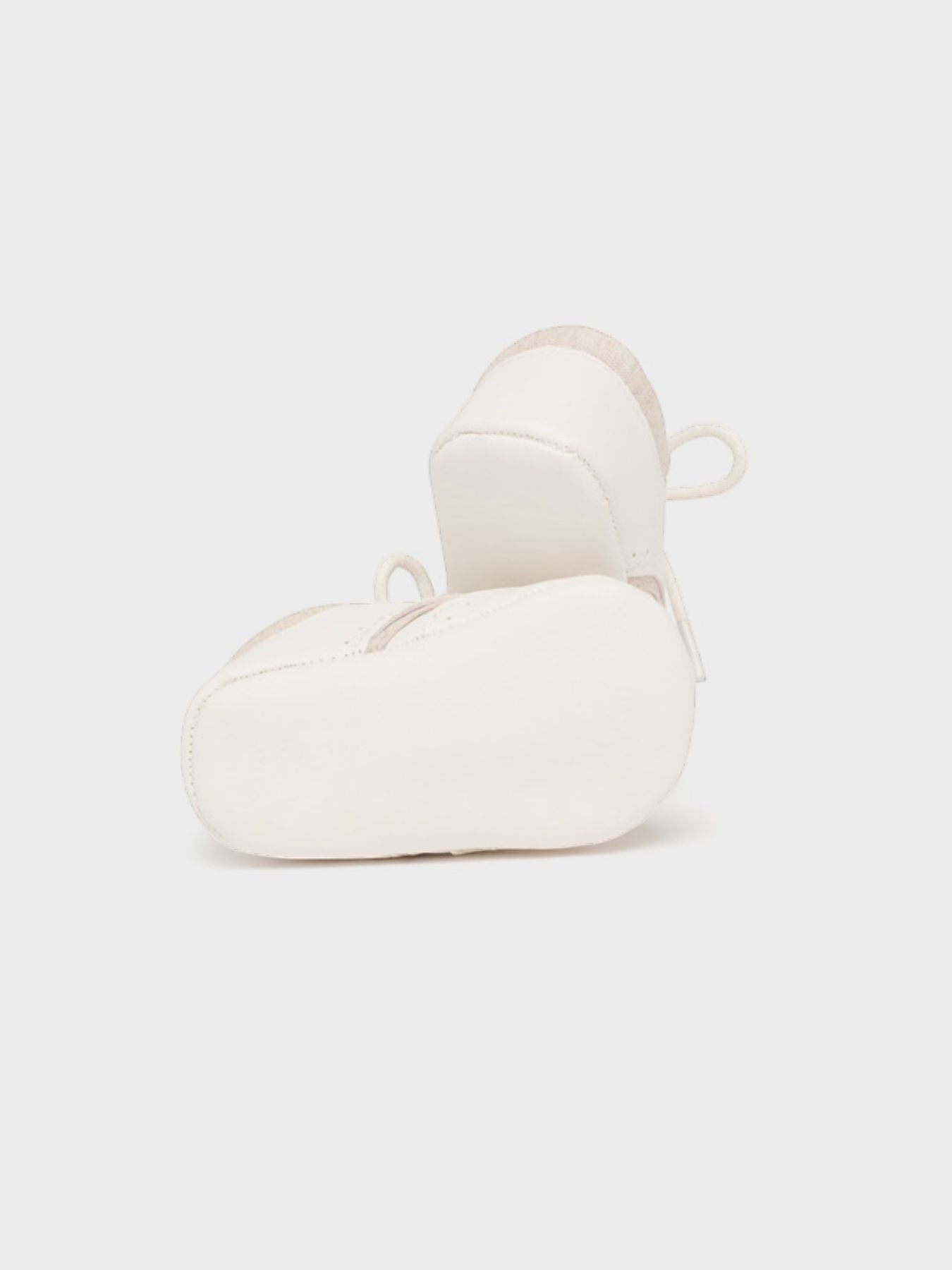 Scarpe lacci Bimbo Ecru 9735/E