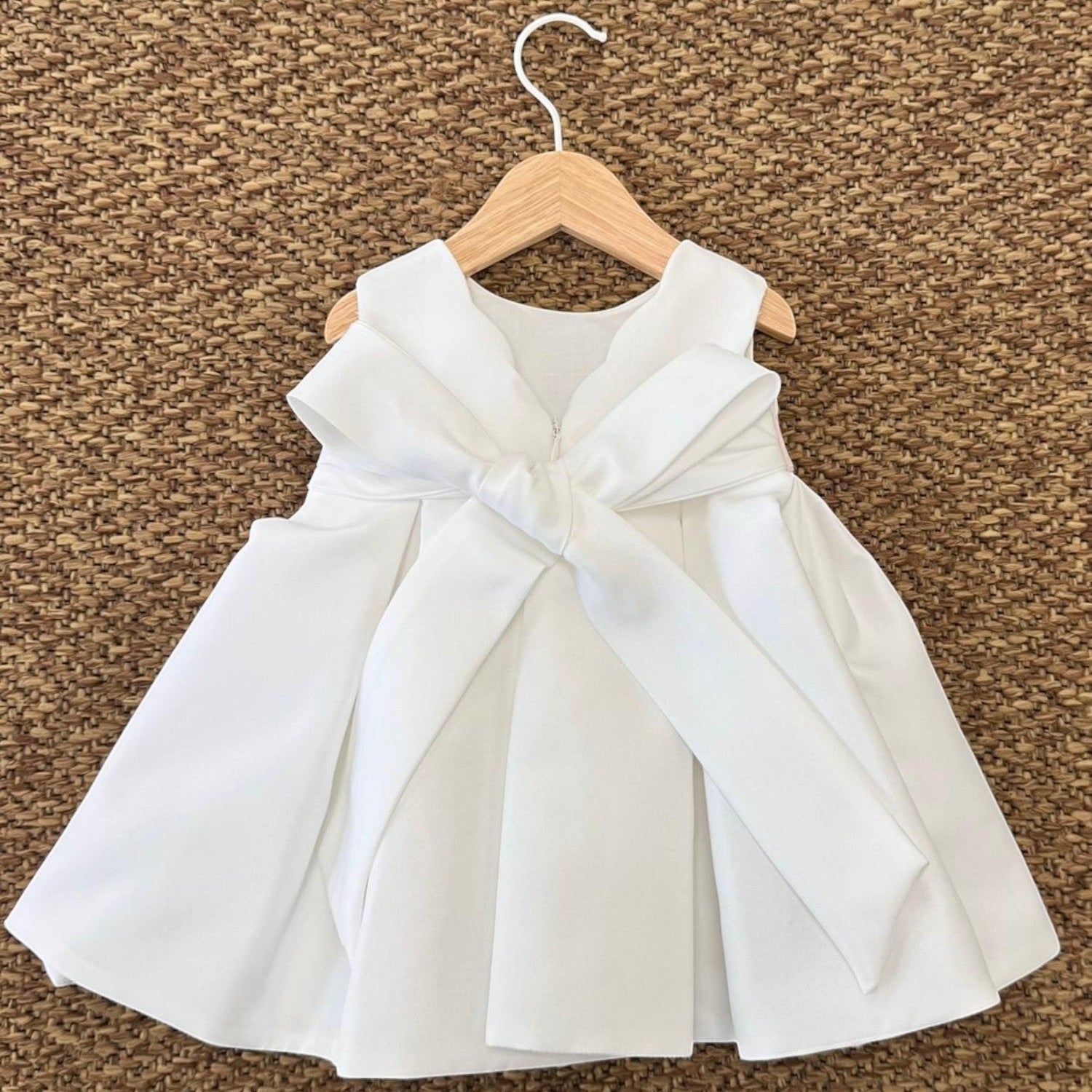 Abito Cerimonia Baciapiega Bimba PANNA FB085 -  NANU' BABY