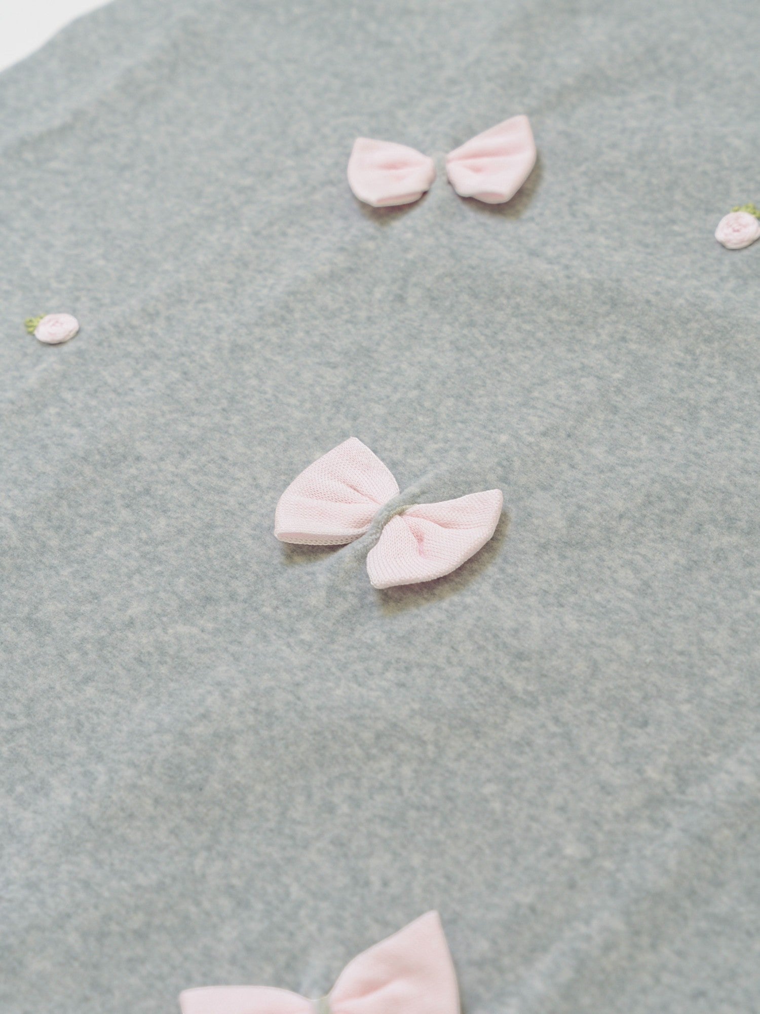 Copertina Neonata Grigio LC1105 - NANU' BABY