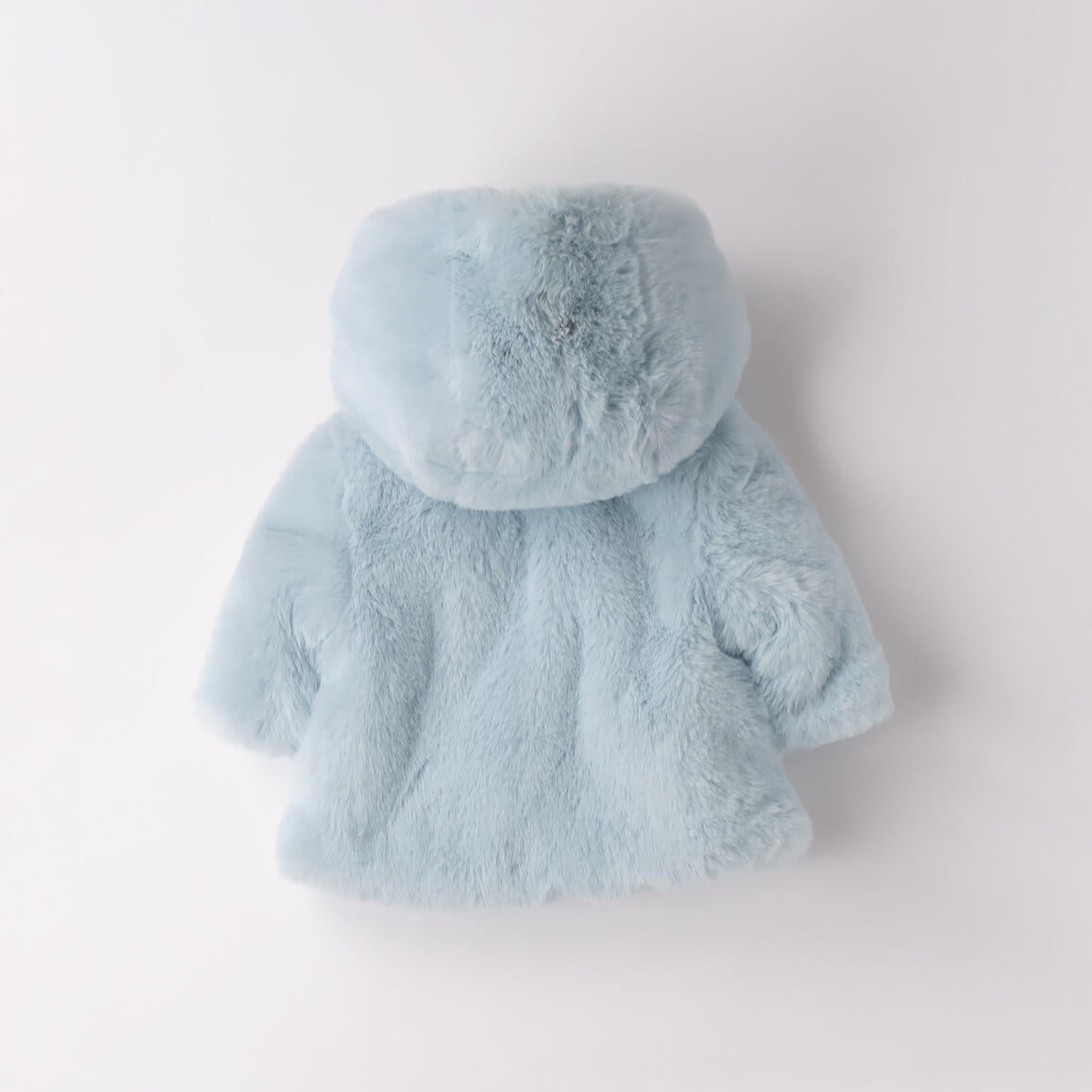 White Eco-Fur Coat for Girls 3F735/3942