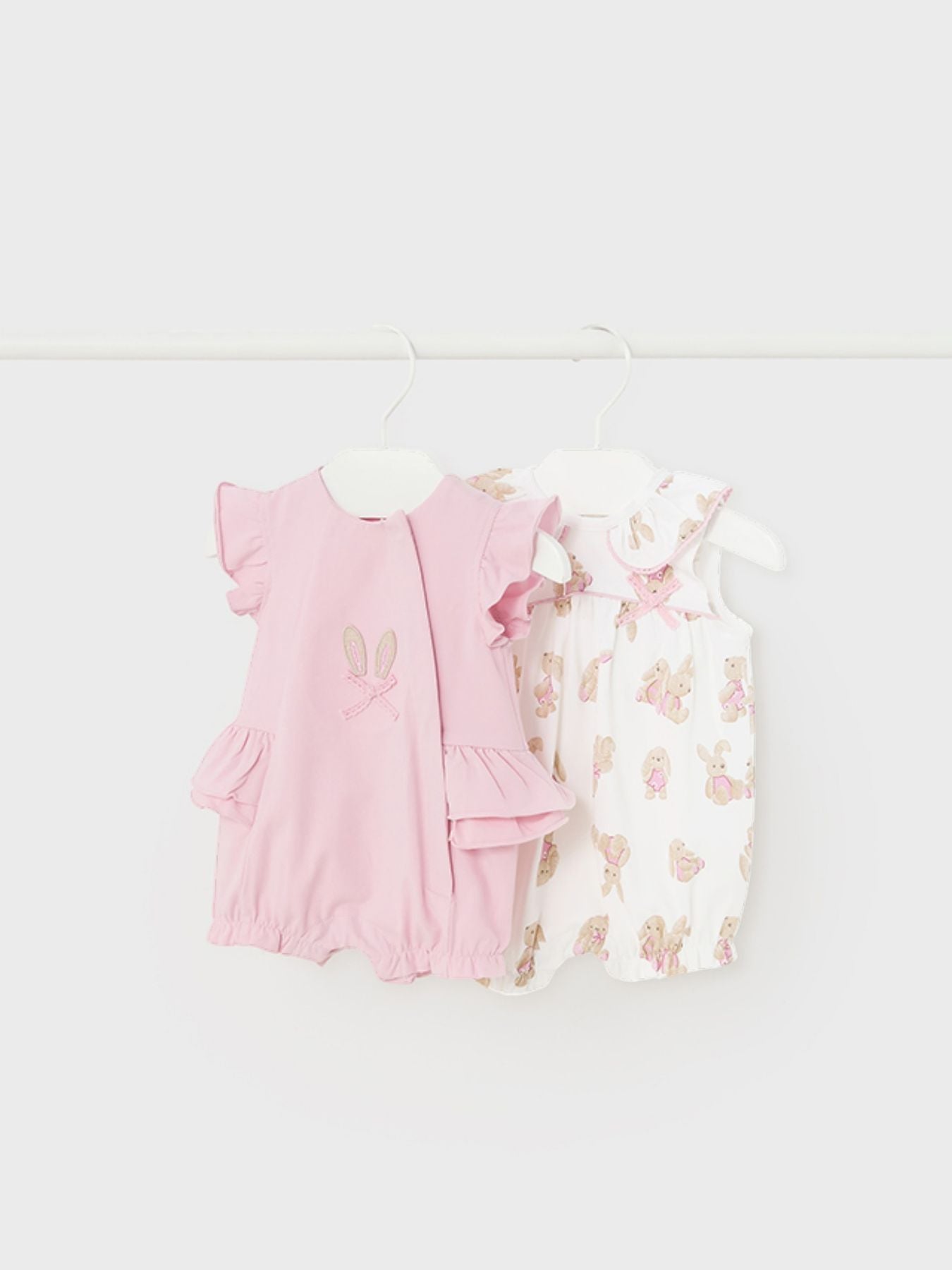 Set 2 pagliaccetti corti Bimba ROSA 1706