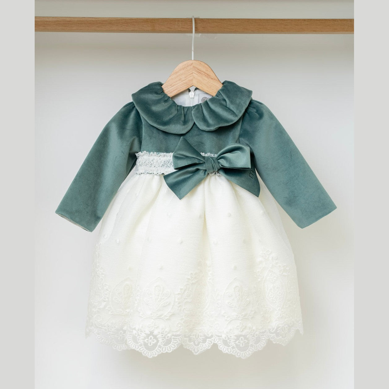 Abito cerimonia Bimba VERDE IM312 -  NANU' BABY