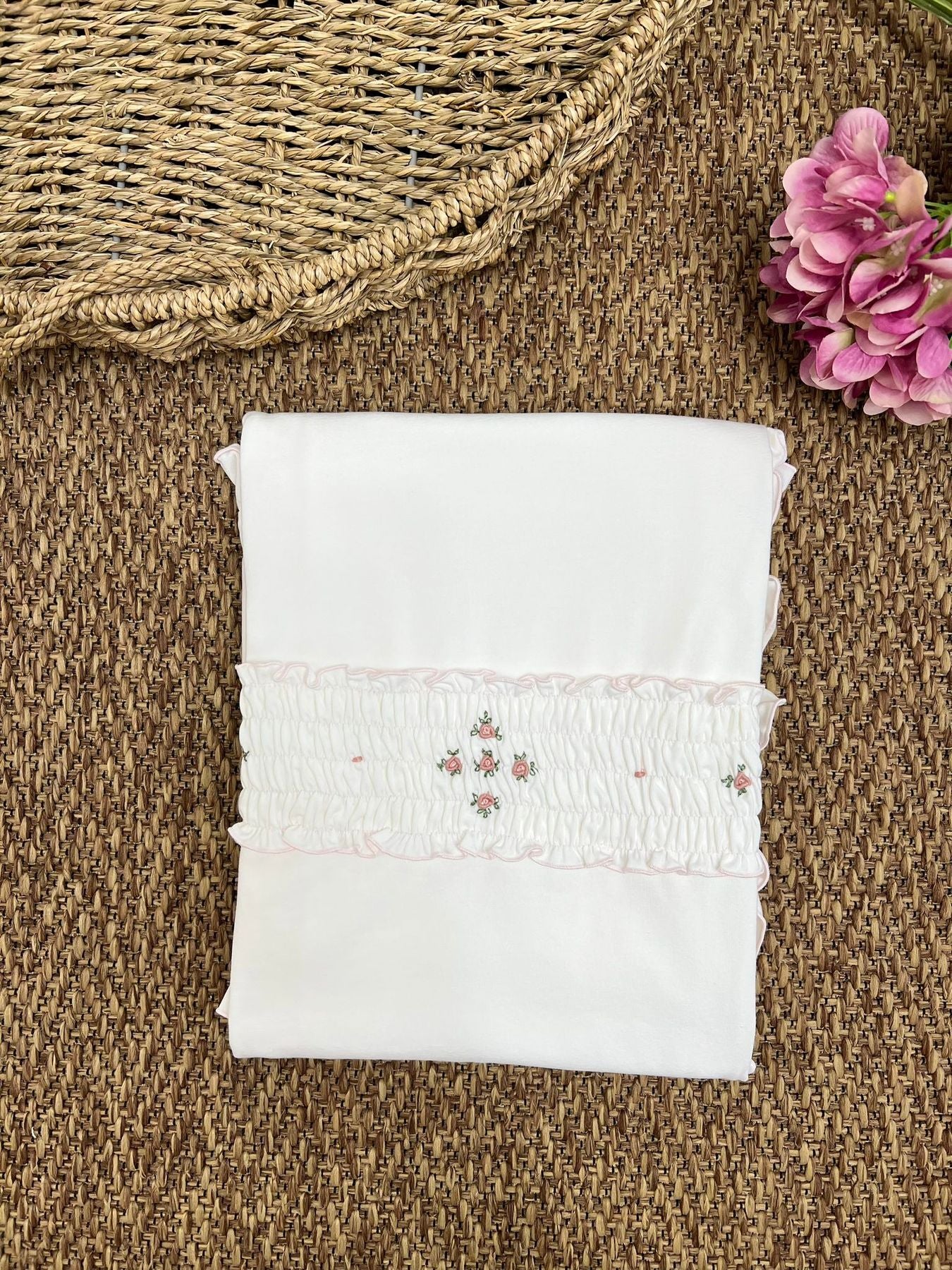 Coperta Roselline rosa Neonata PANNA 4800CO - NANU' BABY