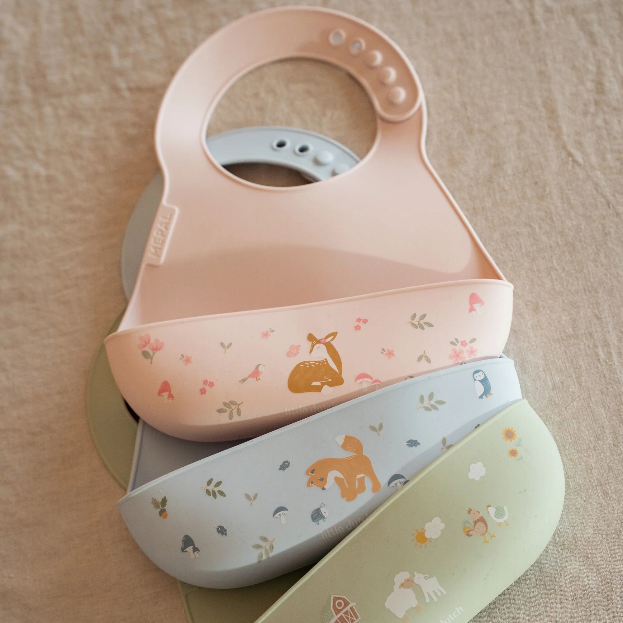 Bavetta in silicone  Rosa 108034565406 -  NANU' BABY