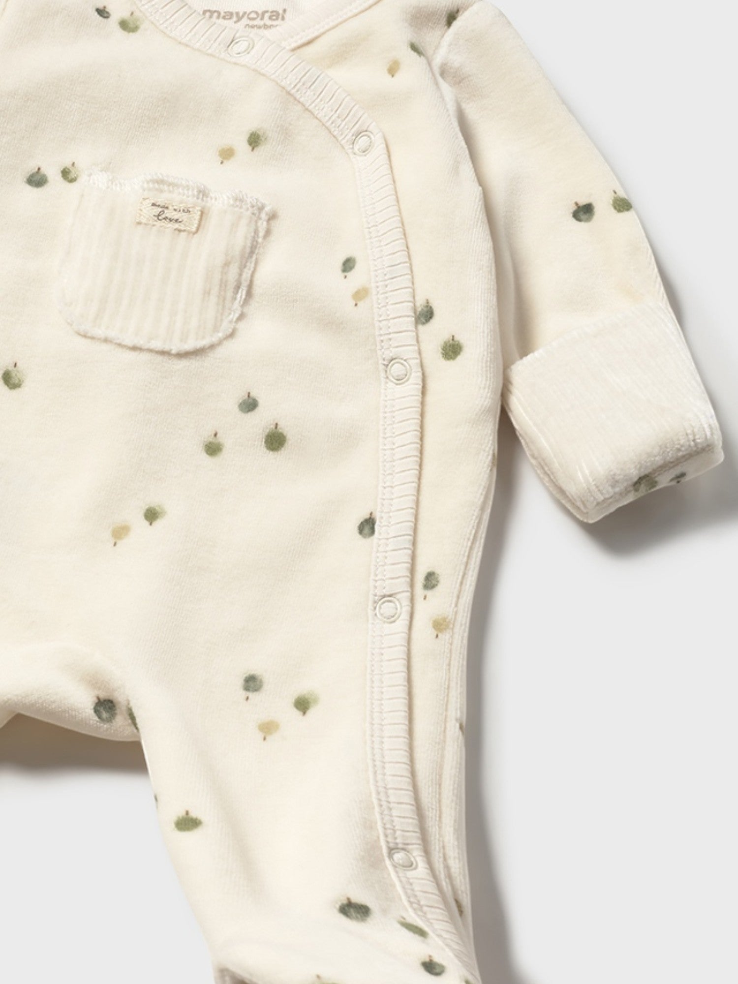 Pagliaccetto ciniglia Neonato Beige 2729/39 - NANU' BABY