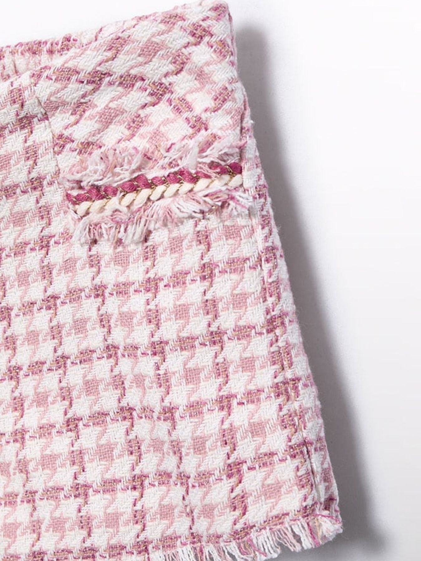 Bermuda pied de poule Bimba ROSA 5707/R - NANU' BABY