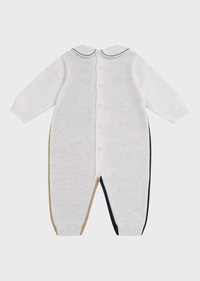 Tutina Teddy Ricamato Blu EK6010