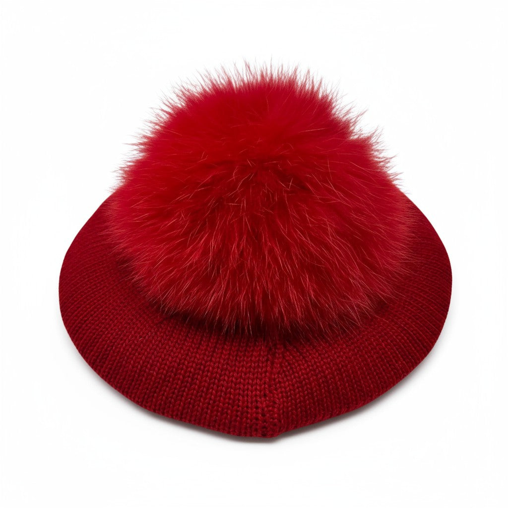 Basco Tessuto Pom Pon Volpe Rosso CT0211VA/R