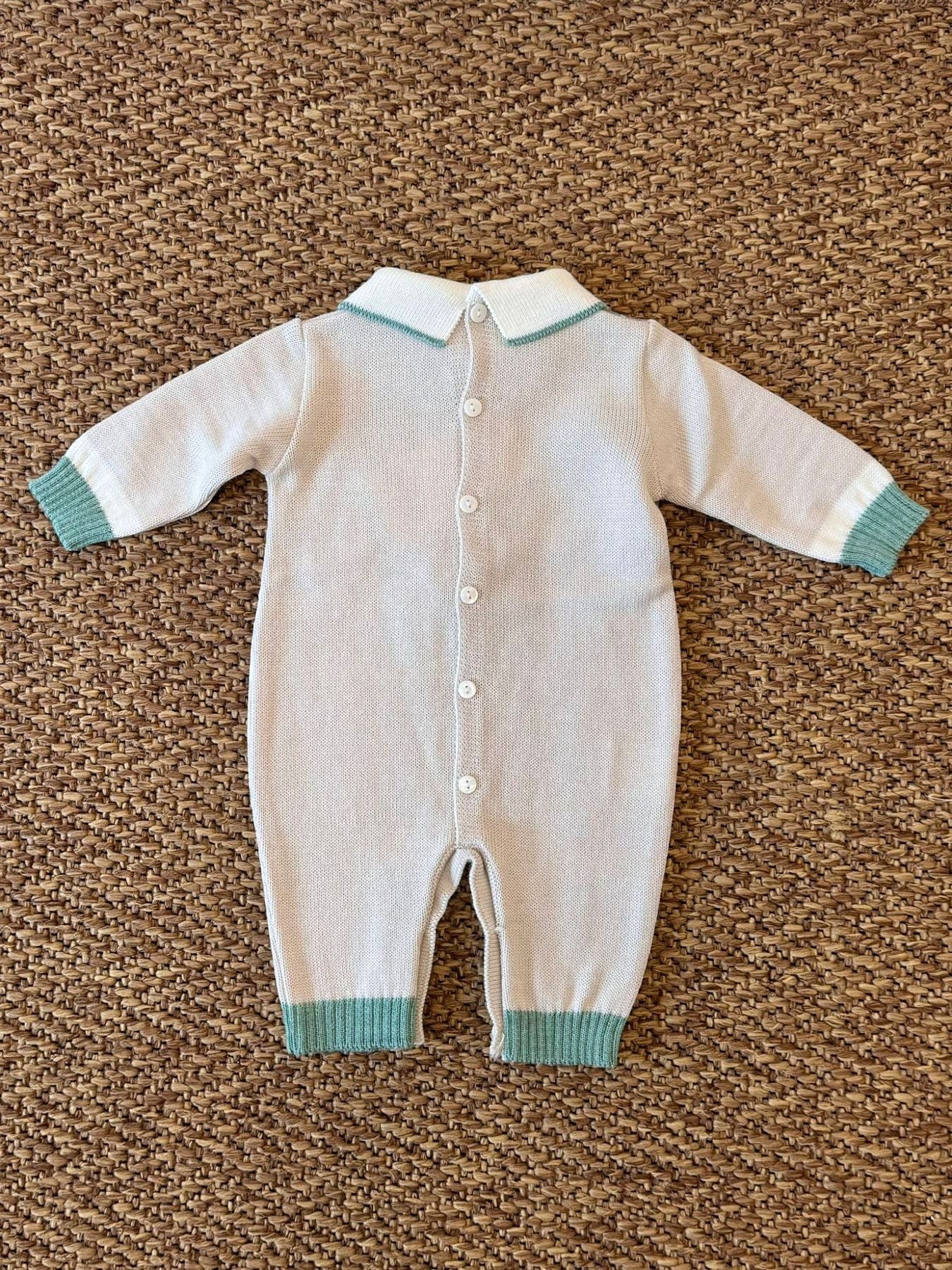 Tutina Piccolo Trenino Neonato VERDE 7388/V
