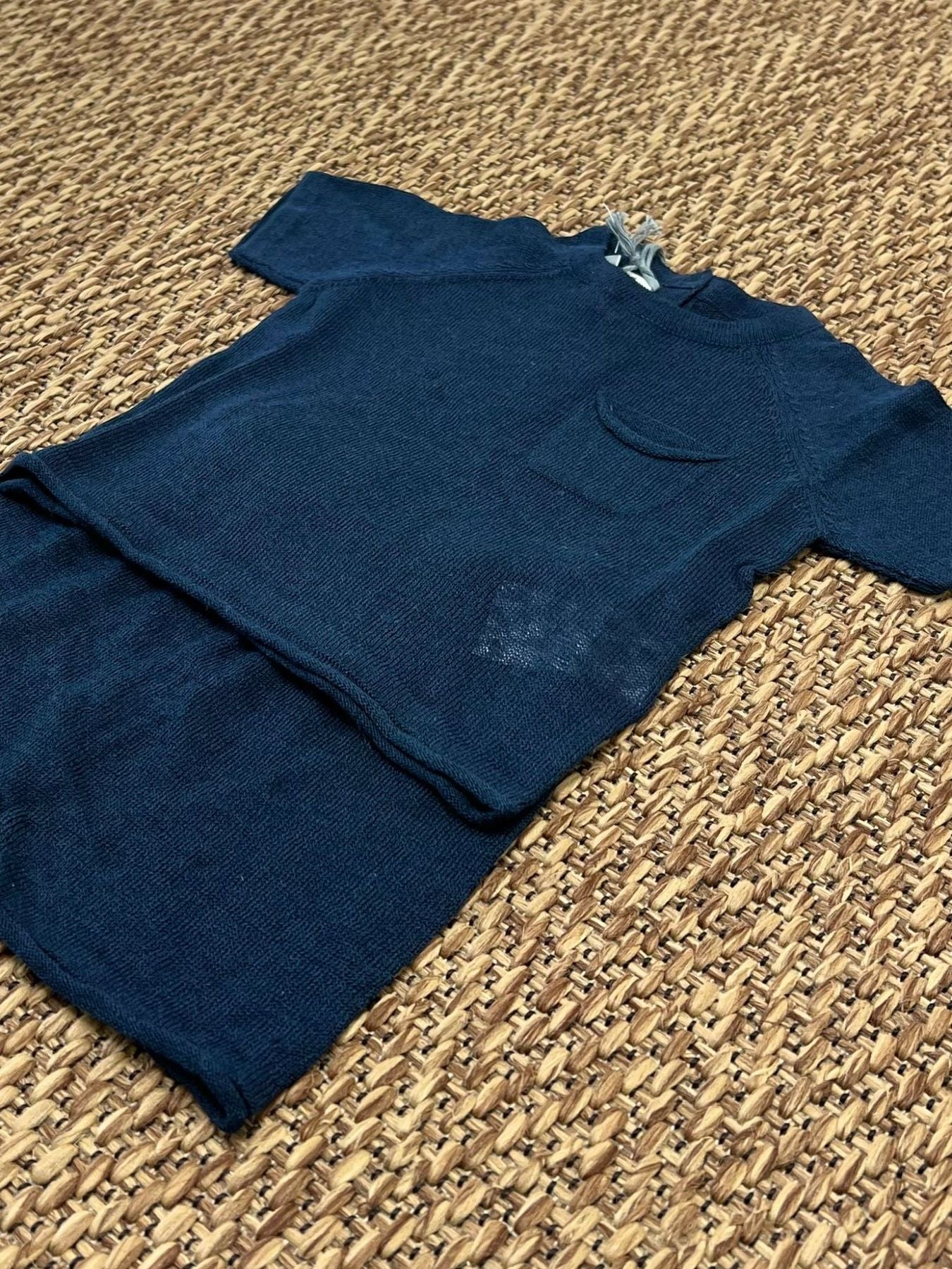 Completo nascita 2 pezzi Bimbo BLU 45170/B - NANU' BABY