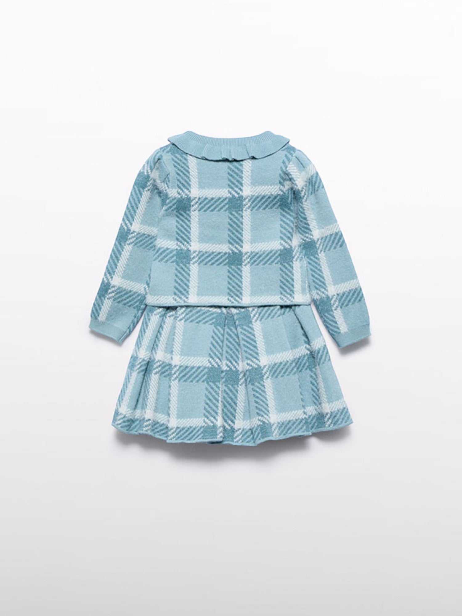 Compl. gonna tricot quadri Bimba Verde 5516/9 - NANU' BABY
