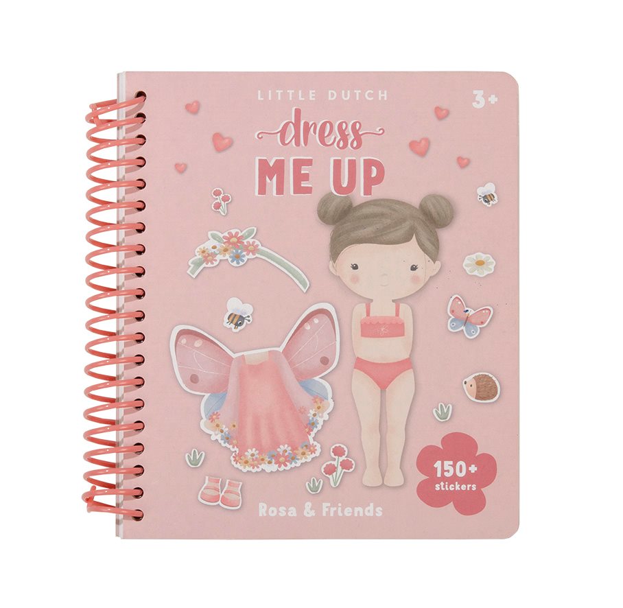 Libro Dress me up con stickers  Rosa 125414 -  NANU' BABY
