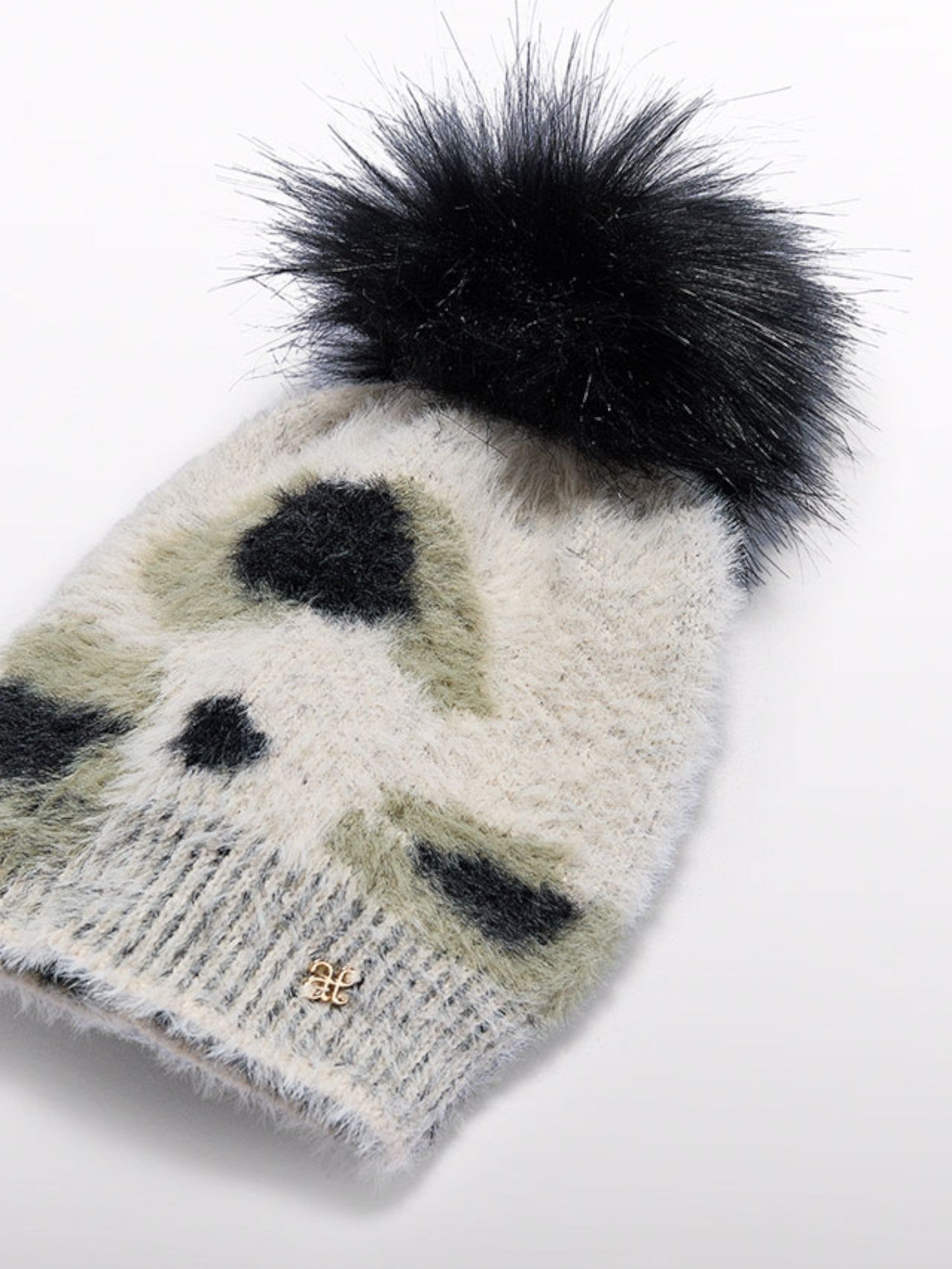 Cappello tricot jacquard pelo Bimba Nero 5963/1 - NANU' BABY