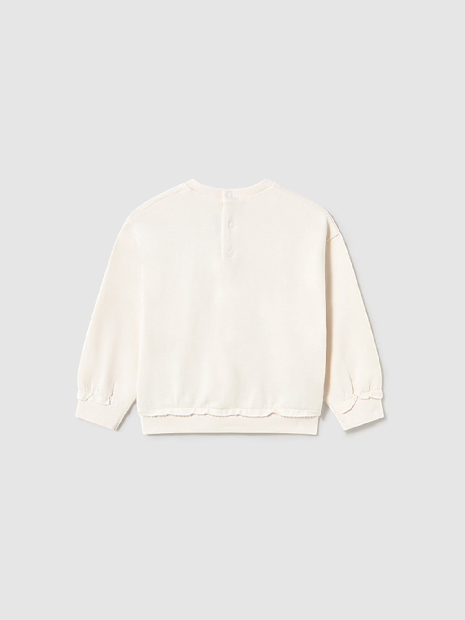 Pullover ricamato Bimba BIANCO 1459/96