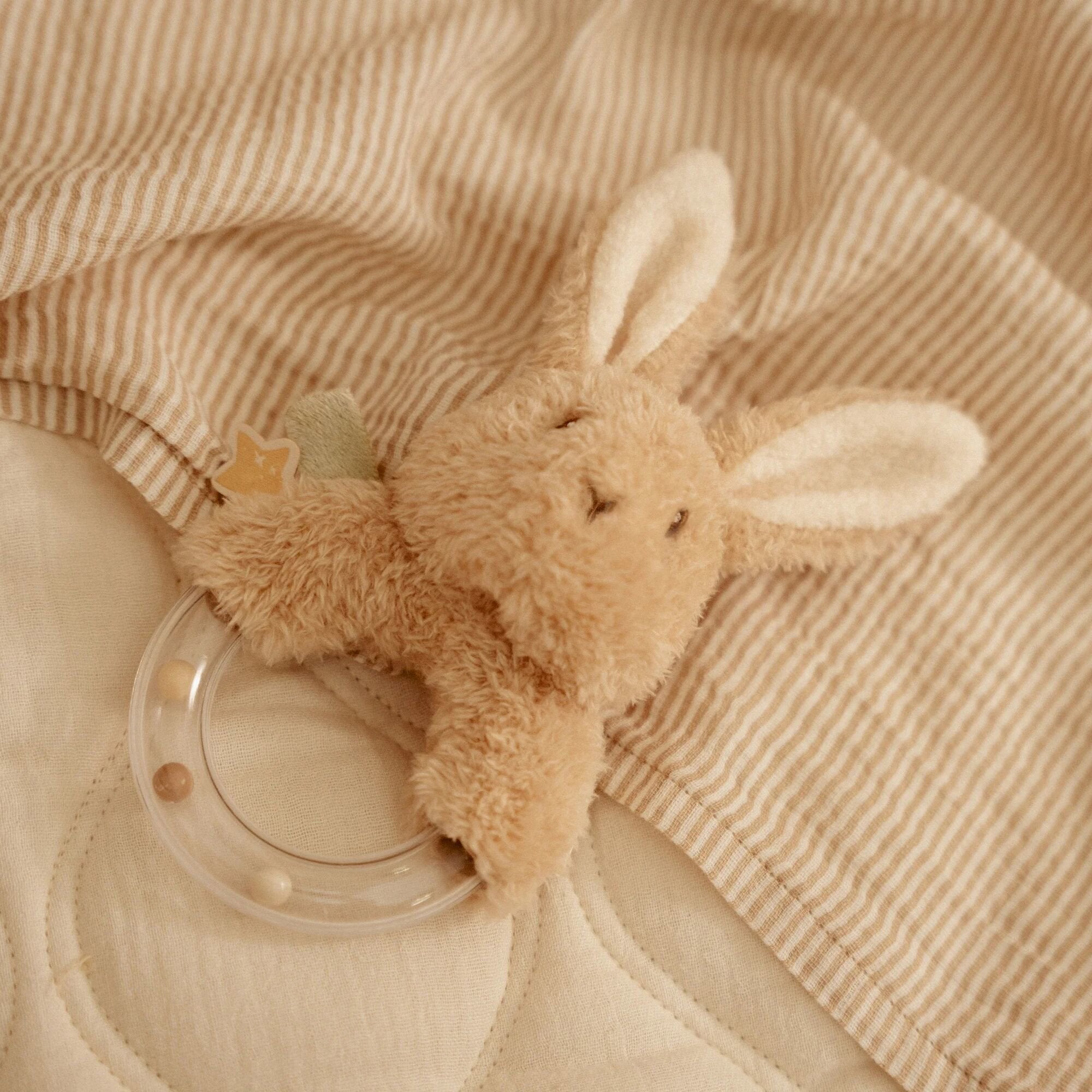 Sonaglio ad anello Bunny  Beige LD8414 -  NANU' BABY