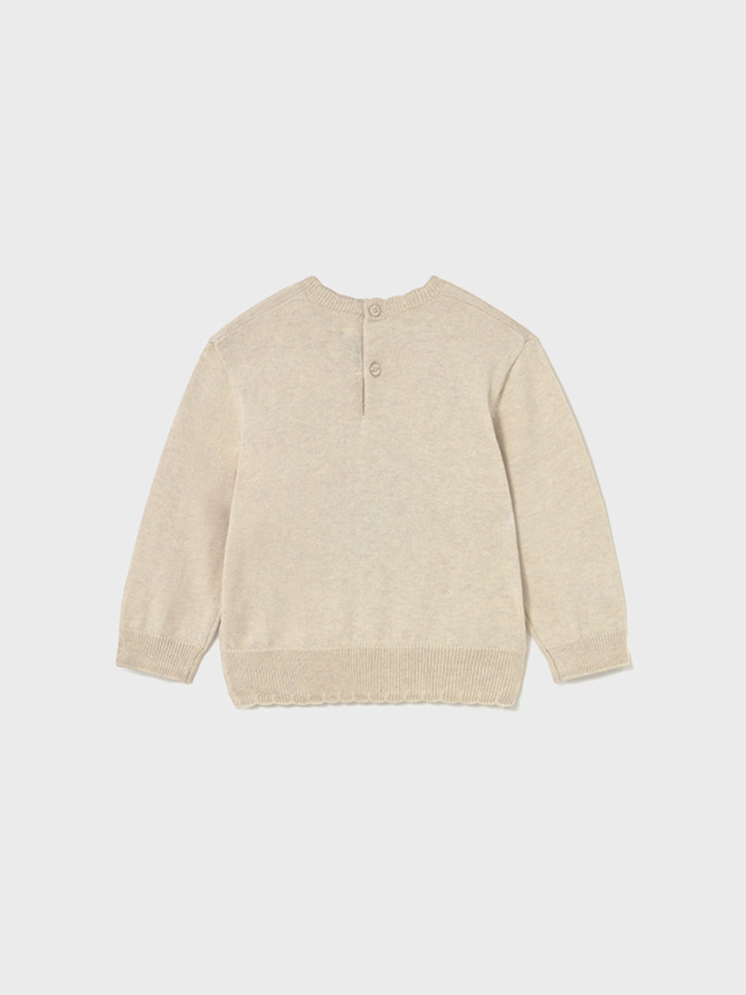 Maglione fino jacquard Bimba Beige 2354/21 - NANU' BABY