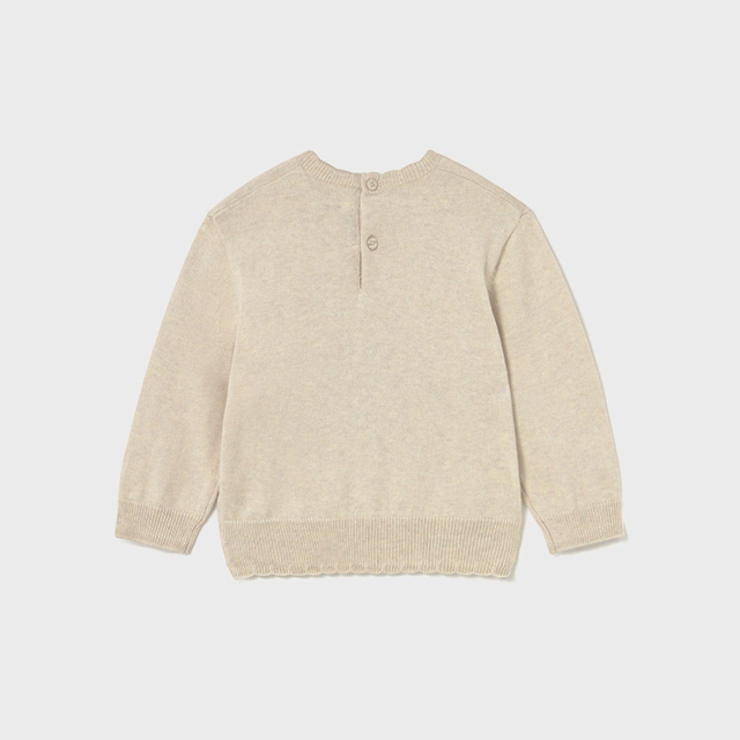 Maglione fino jacquard Bimba Beige 2354/21 -  NANU' BABY