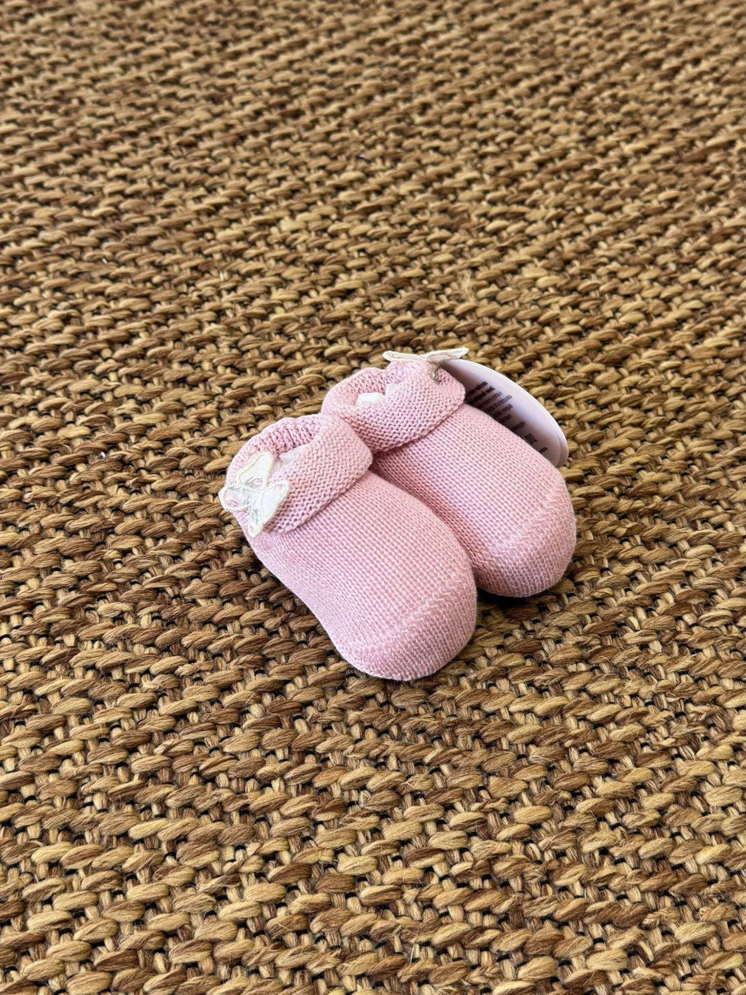 Babbucce Neonata ROSA FARFALLE/781-R