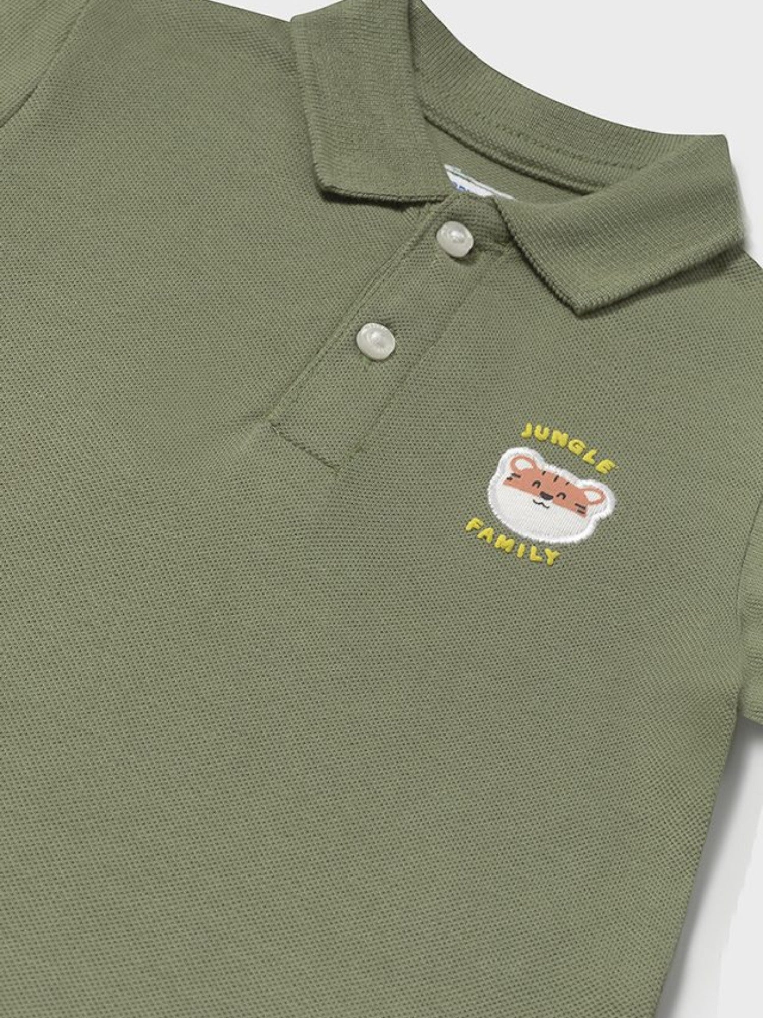 Polo m/c applique Bimbo VERDE 1108/61