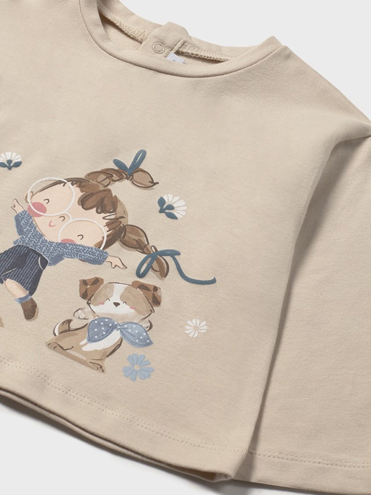 Maglietta m/l Bimba Avorio 2082/91 - NANU' BABY