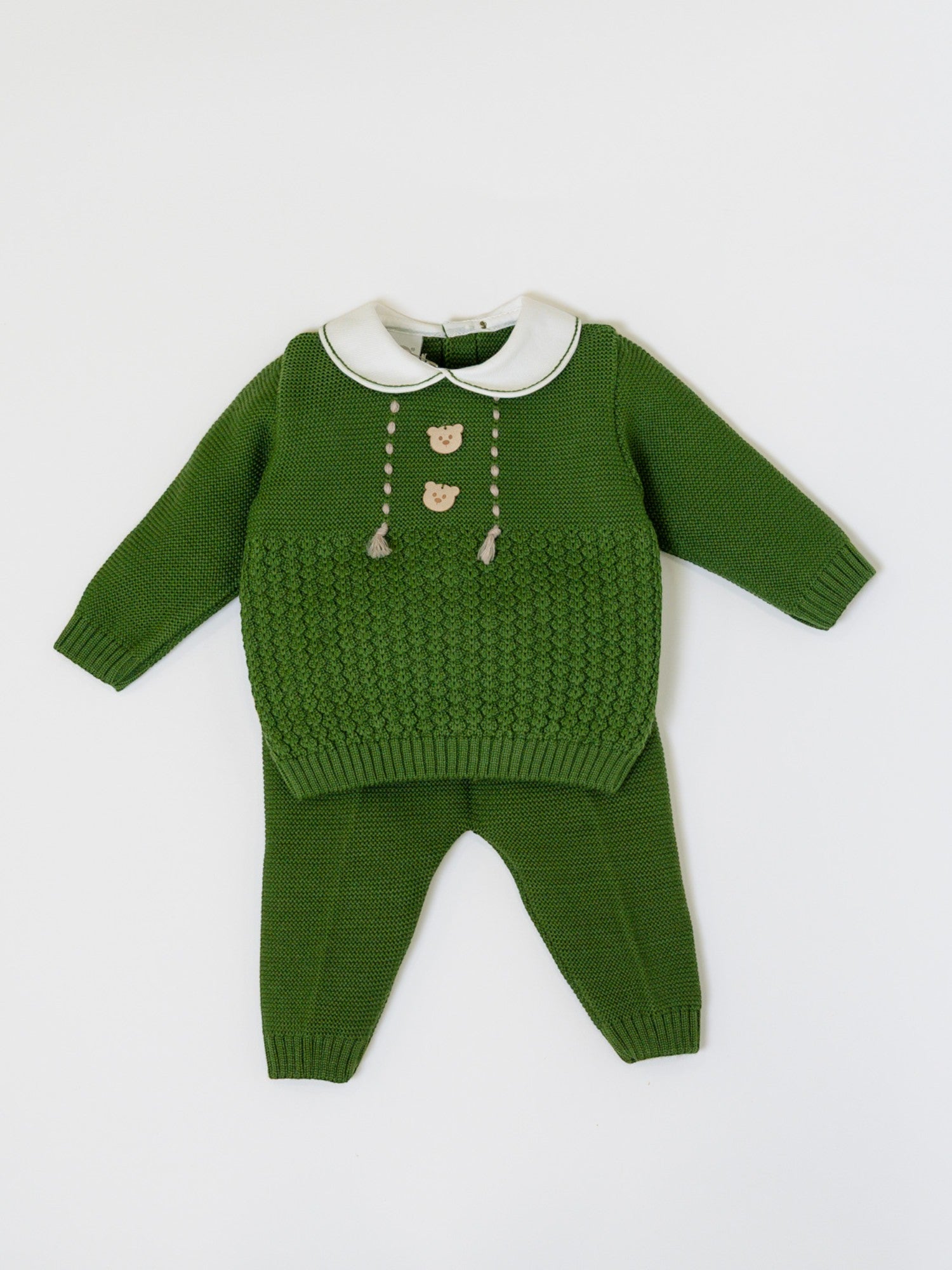 Completo nascita Neonato VERDE IN6250 - NANU' BABY