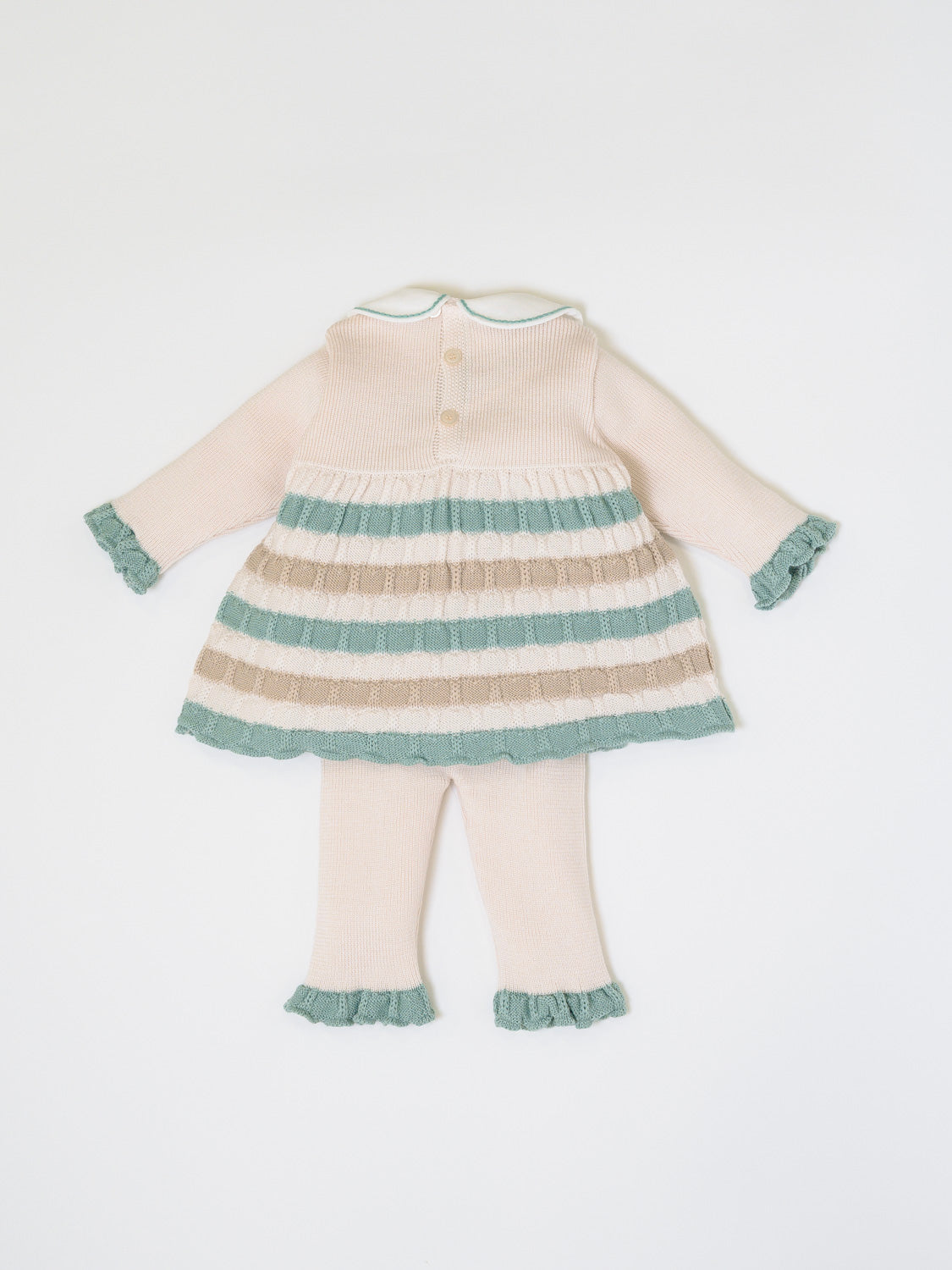 Completo nascita Neonata Verde IN2319/V - NANU' BABY