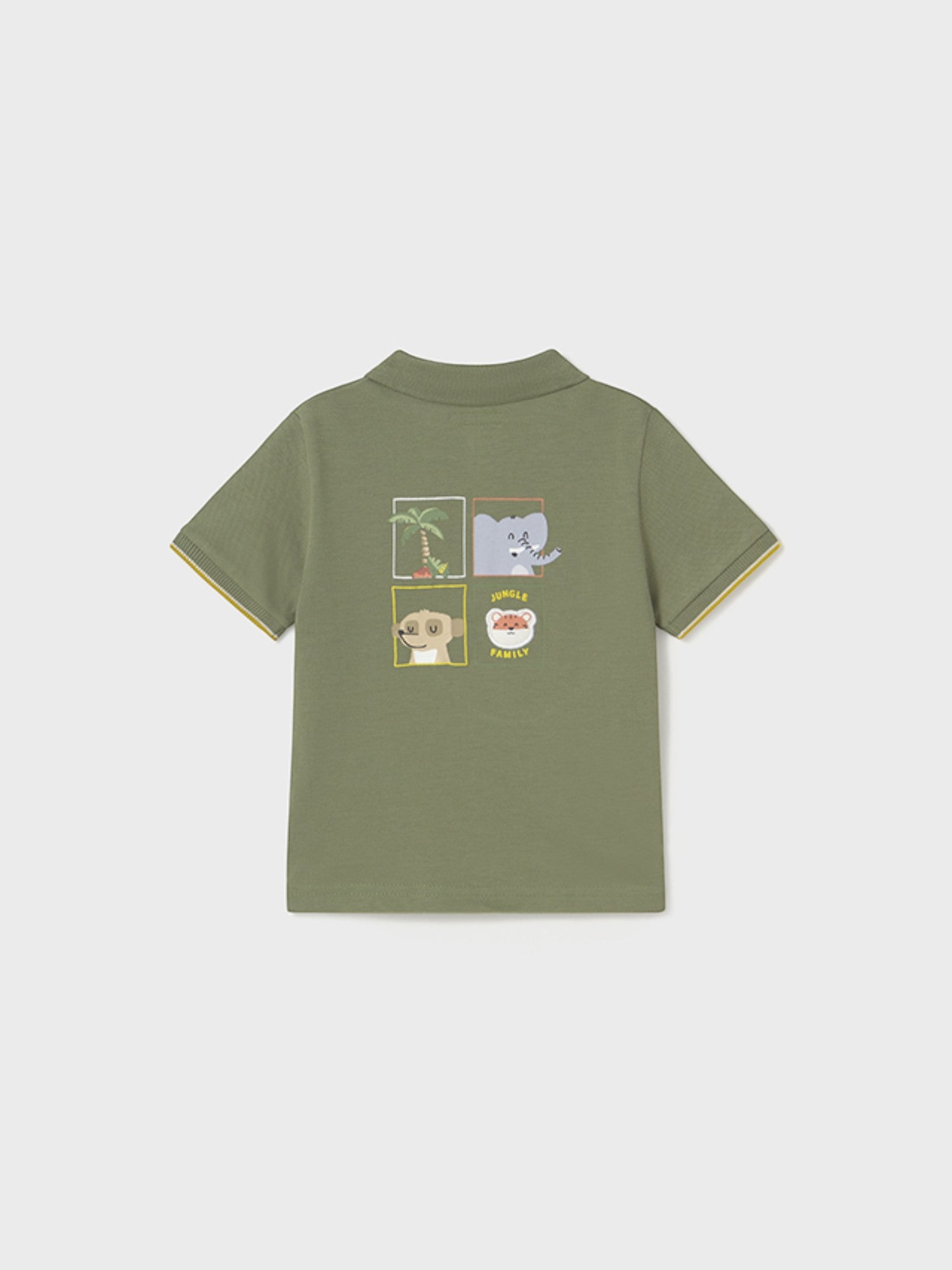Polo m/c applique Bimbo VERDE 1108/61