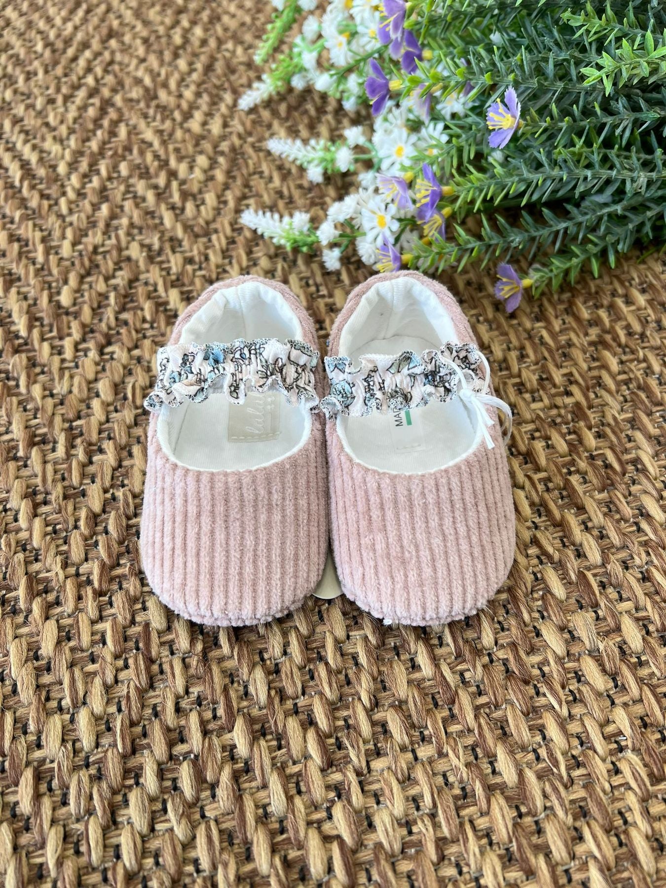 Scarpe in velluto Bimba ROSA 9L-SCL9L/R - NANU' BABY