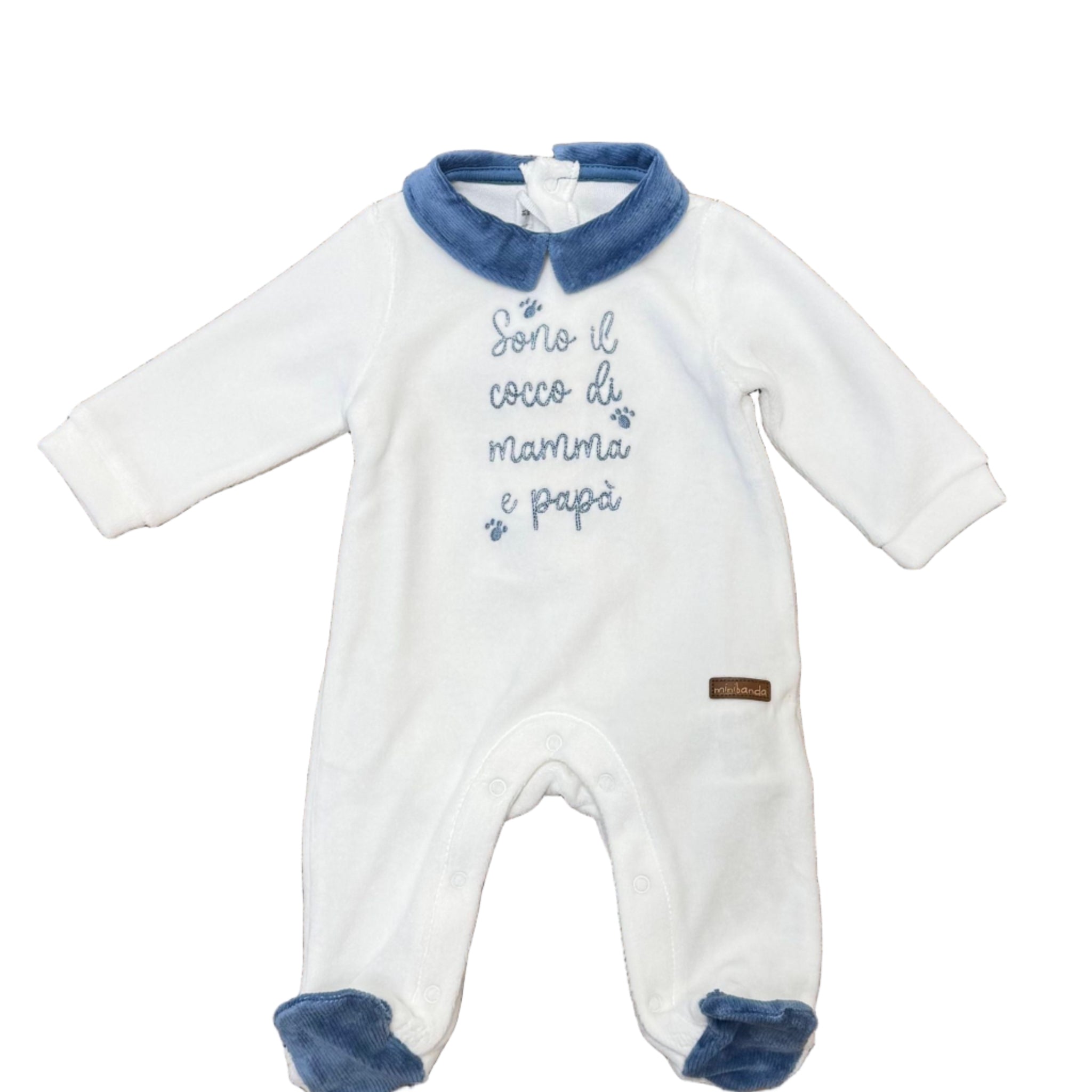 Baby's White Footed Romper 3F644/112