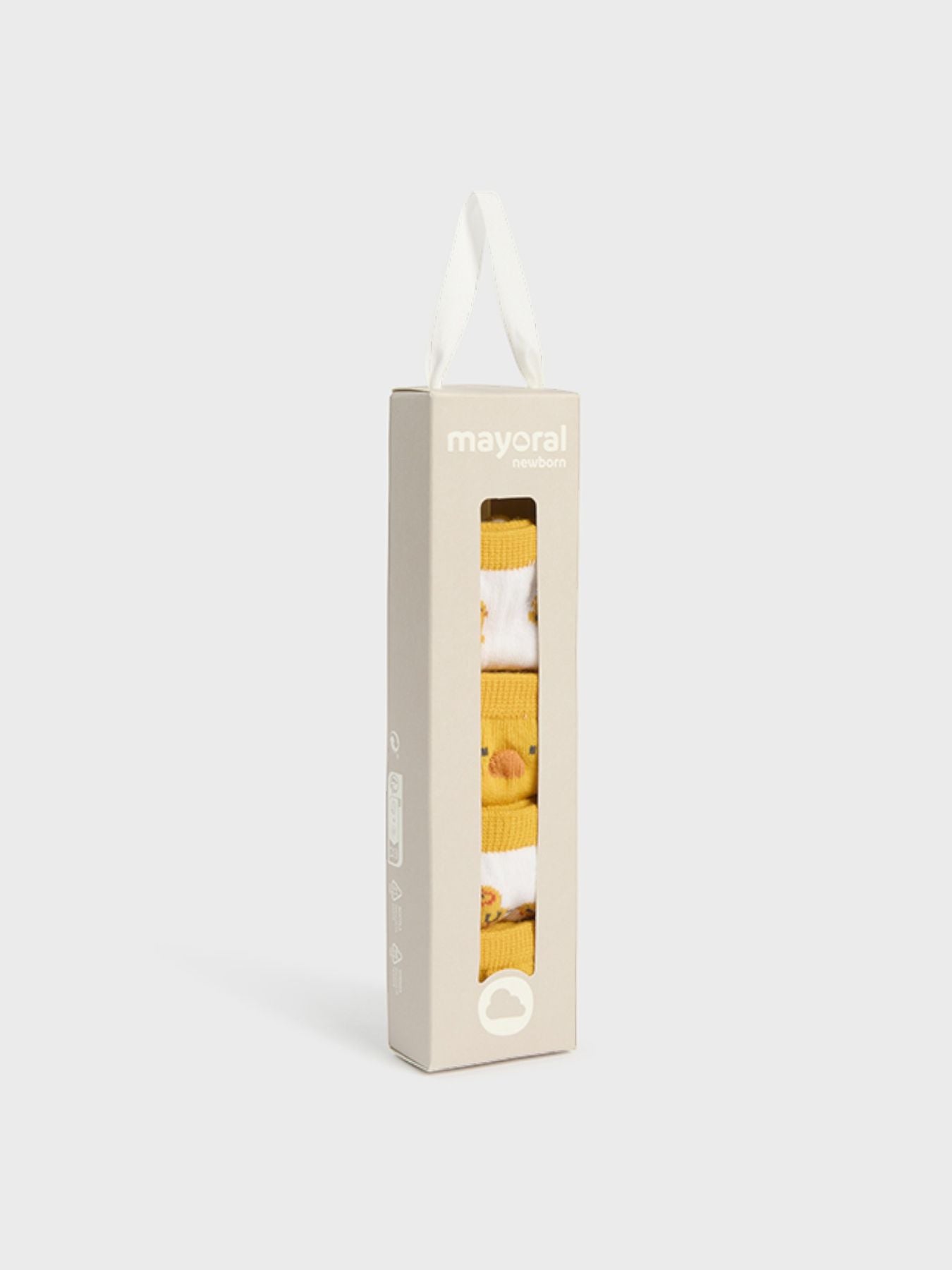 Set 4 calze GIALLO 9711/M - NANU' BABY