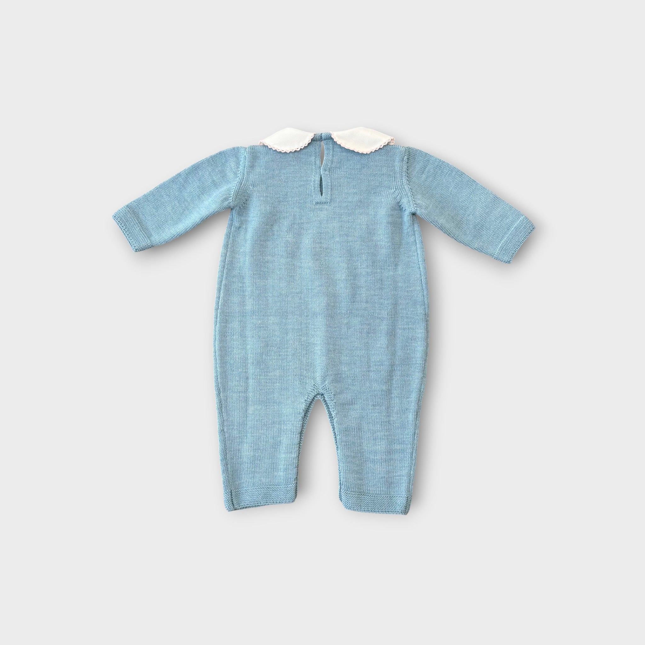 Roselline Baby Girl Romper, Green, ROSELLINE/324-V