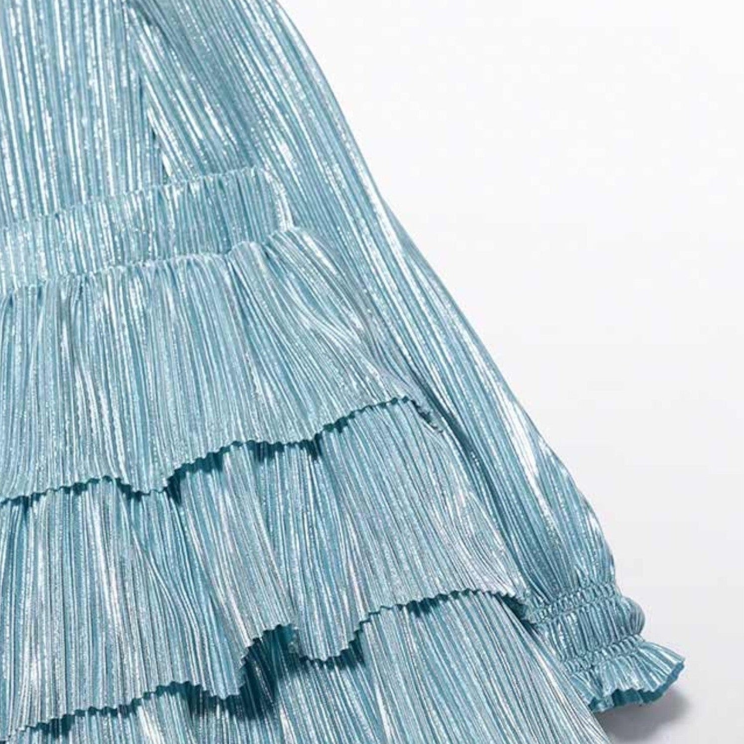 Compl. gonna plissettato Bimba Verde 5541/51 -  NANU' BABY