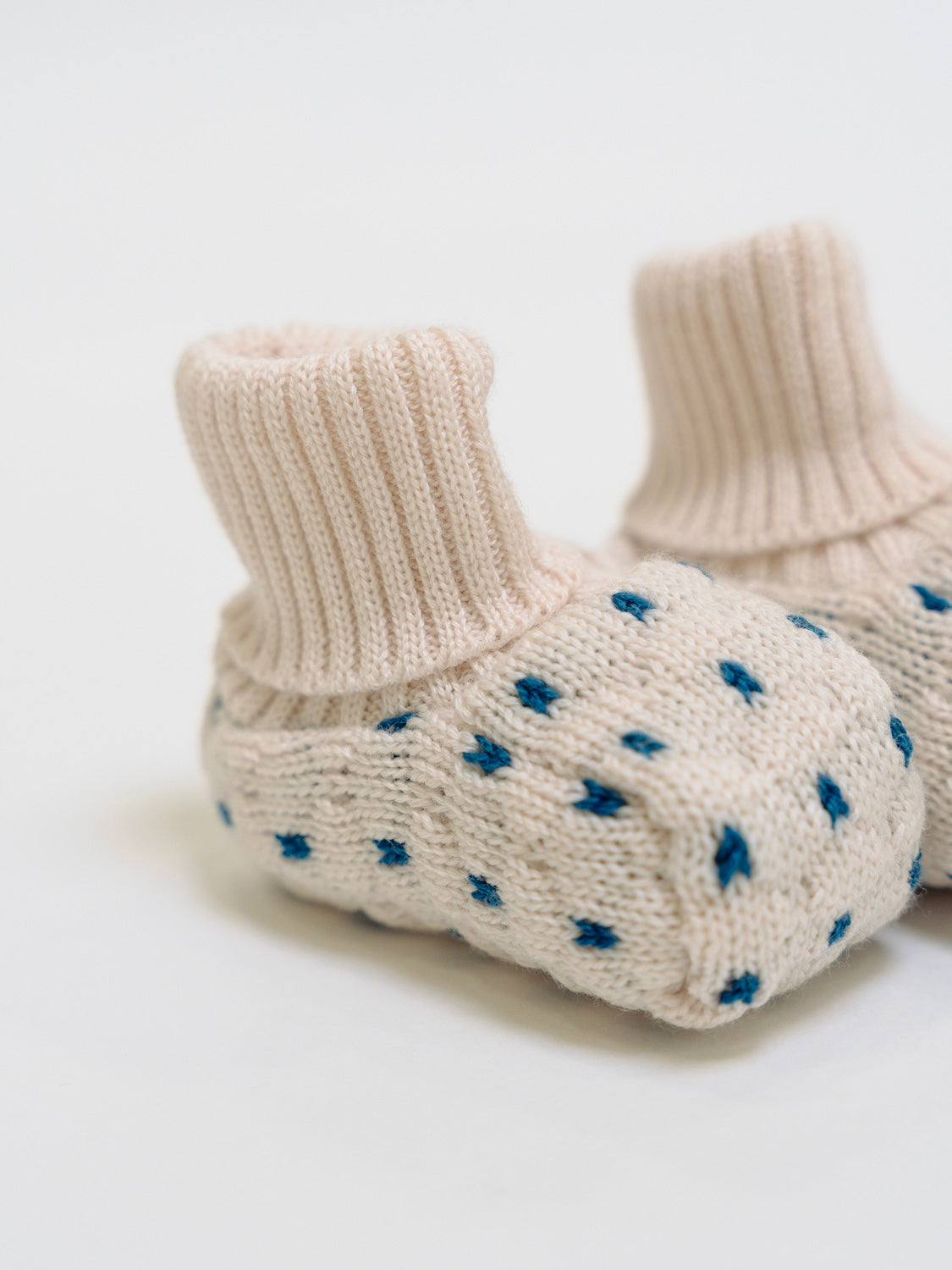 Babbucce Neonato NATURAL IN50S - NANU' BABY