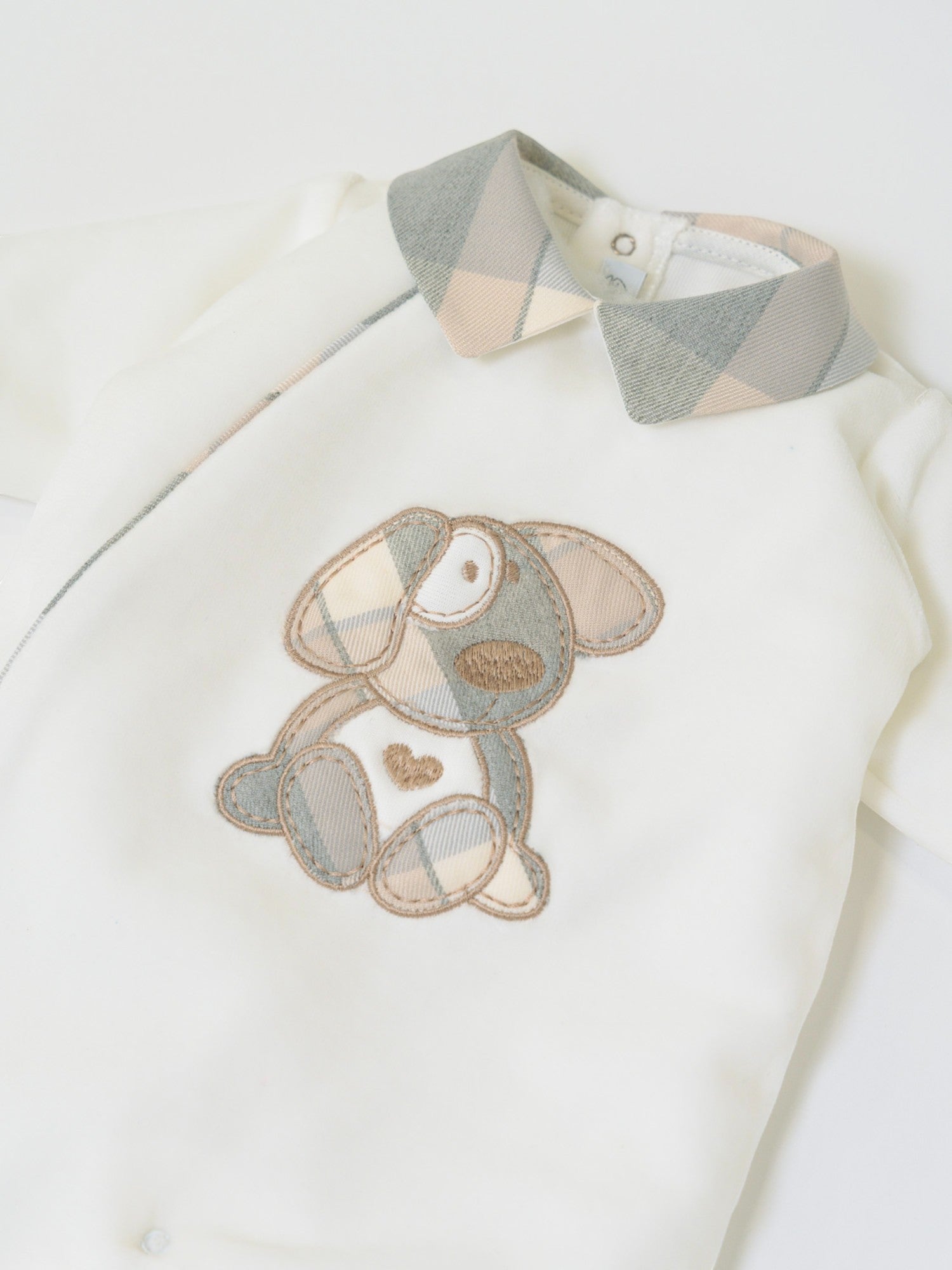 Tutina Neonato Bianco LTB1112 - NANU' BABY