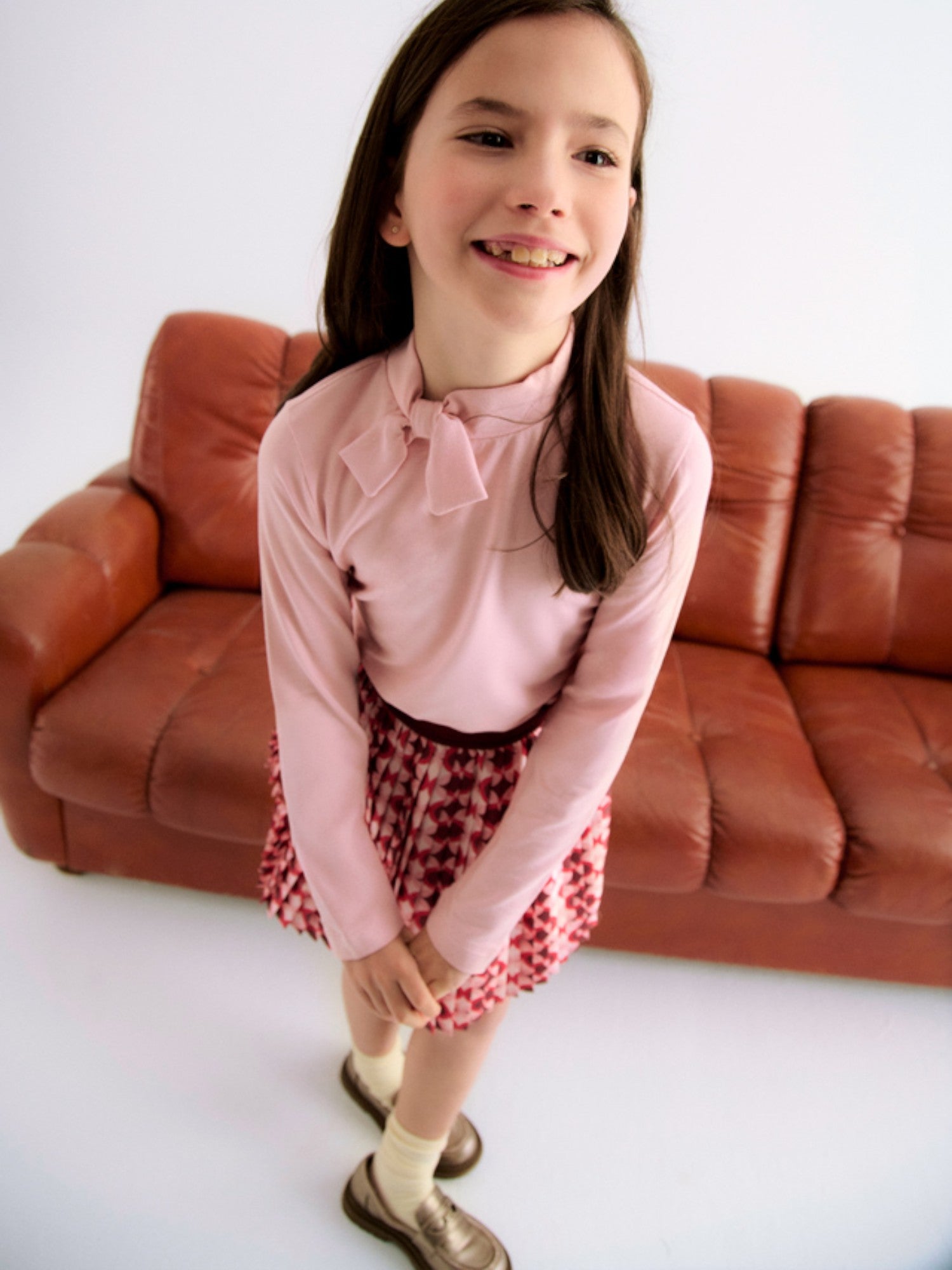 Dolcevita viscosa fiocco Bimba Rosa 5607/58 - NANU' BABY