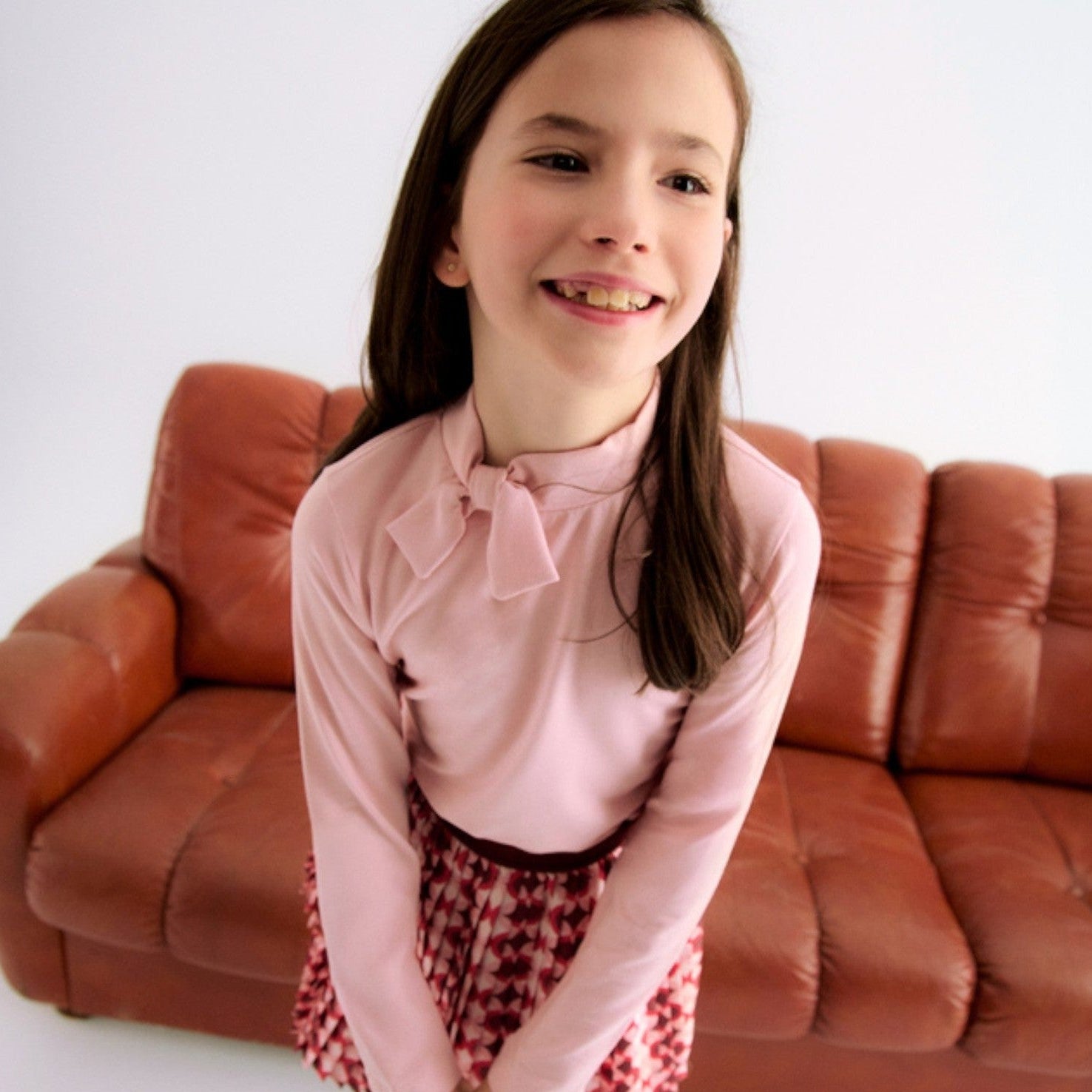 Dolcevita viscosa fiocco Bimba Rosa 5607/58 -  NANU' BABY