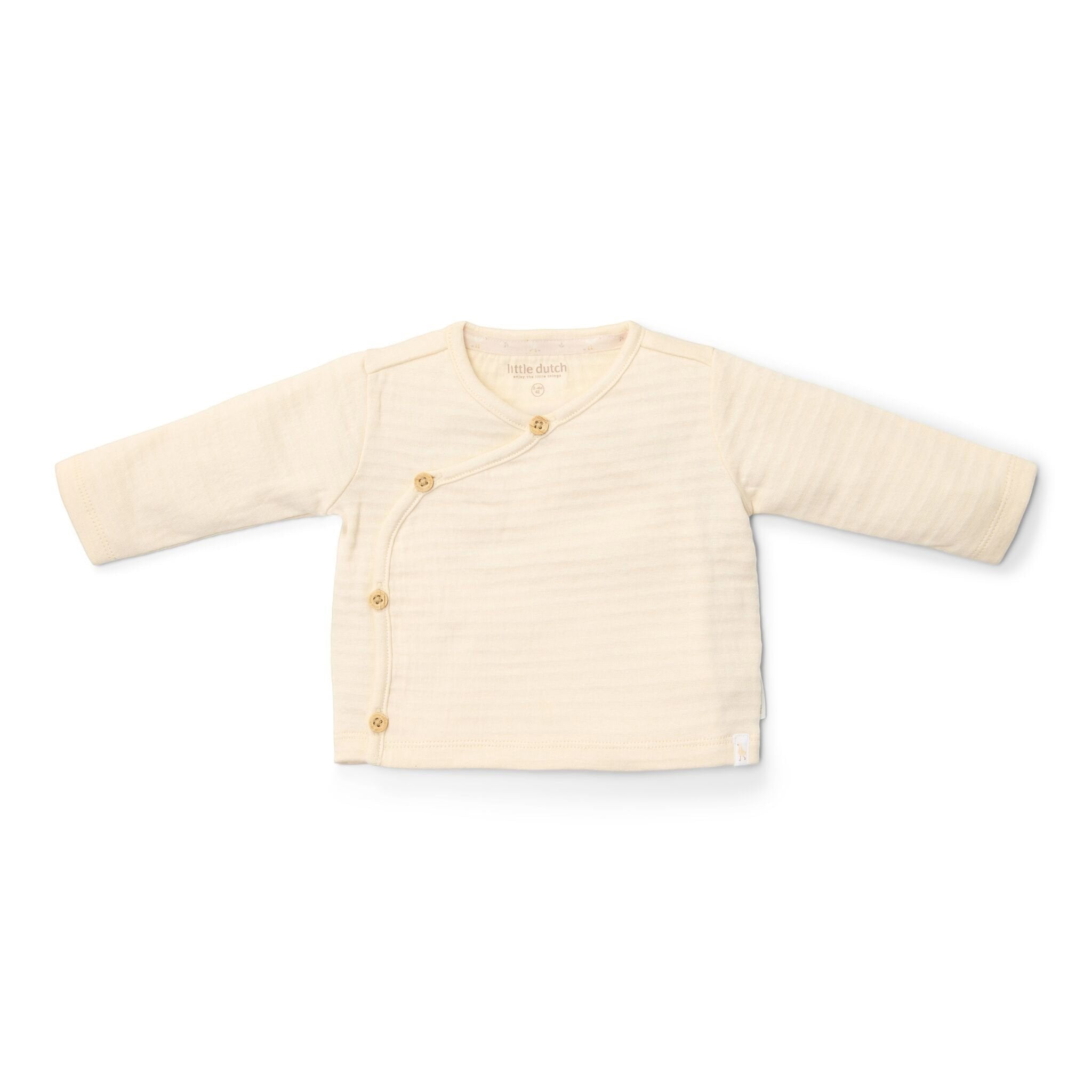 Long-sleeved shirt for baby, beige, CL25291019