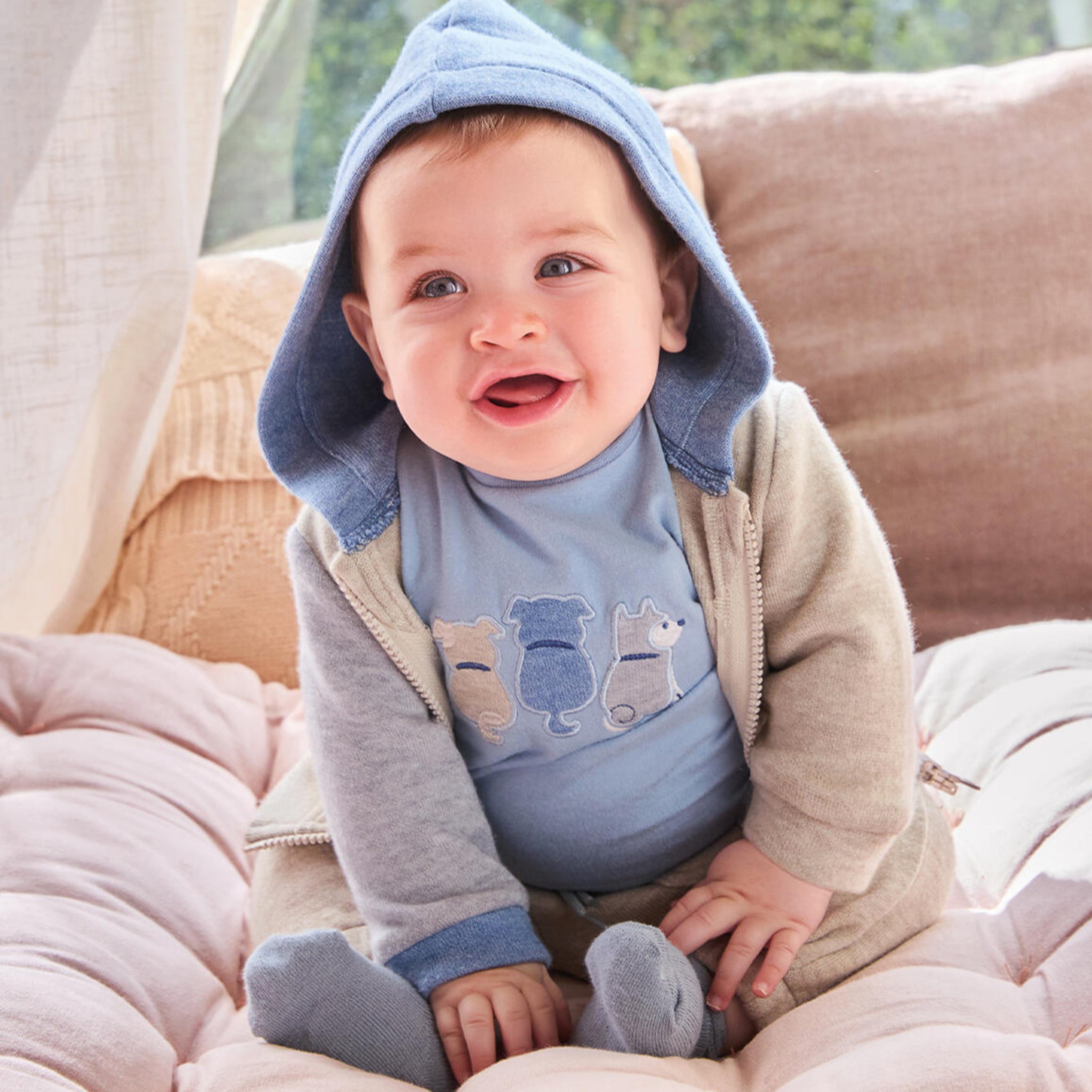 Maglietta Jersey Cotone Manopesca Bimbo Blu 3F611/3964