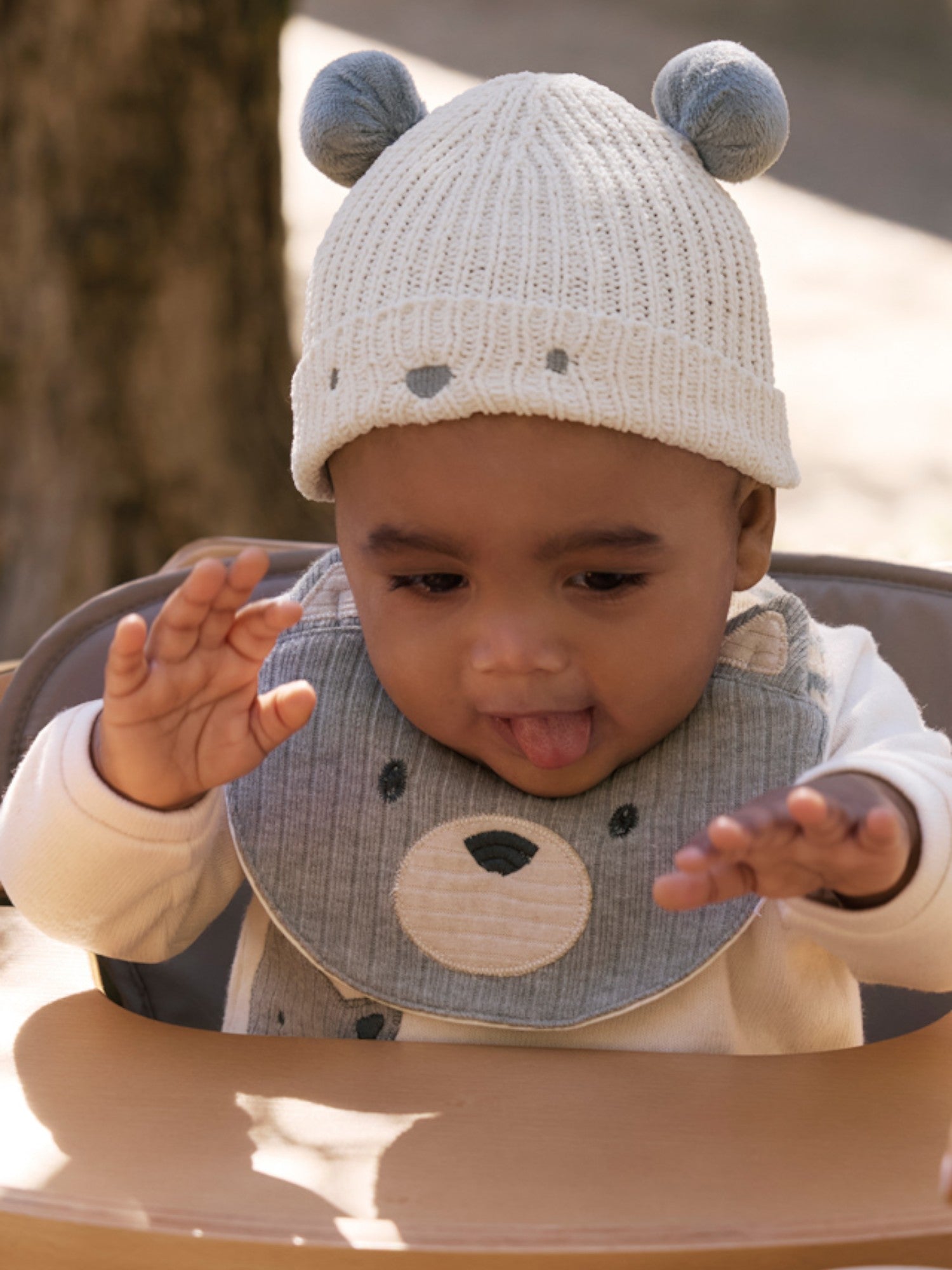 Set cappello e calzini Neonato Beige 9933/80 - NANU' BABY