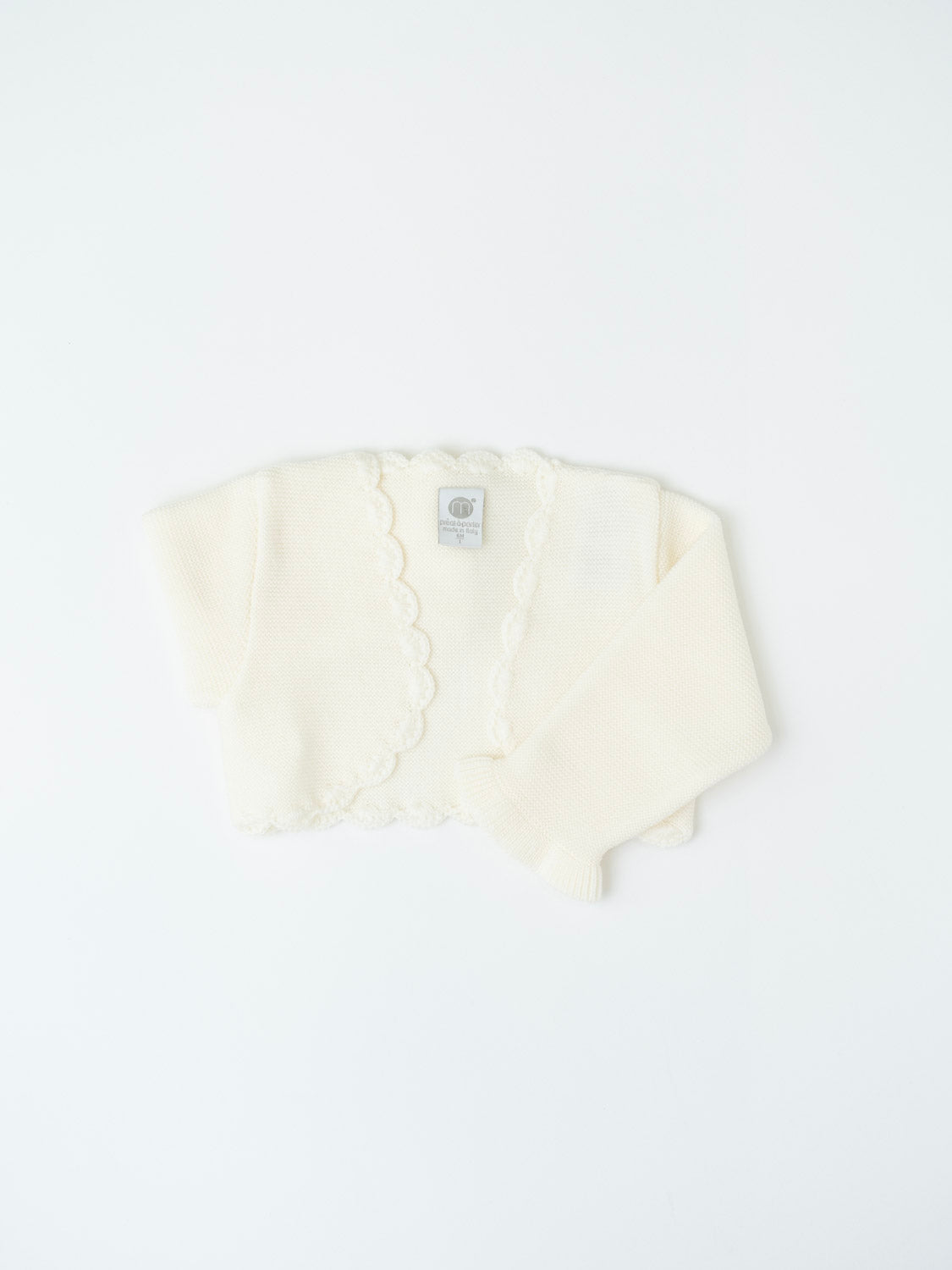Giacca bolerino Bimba VANIGLIA IM33445 - NANU' BABY