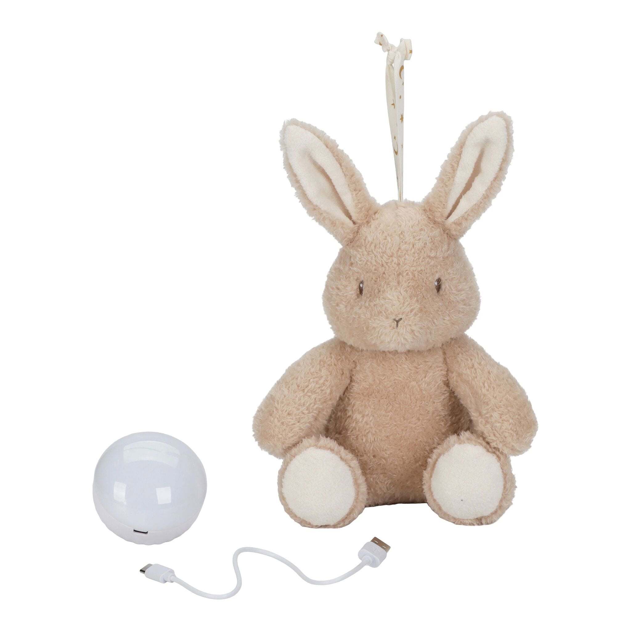 Luce notturna con suoni - Baby Bunny  Beige LD8441 -  NANU' BABY