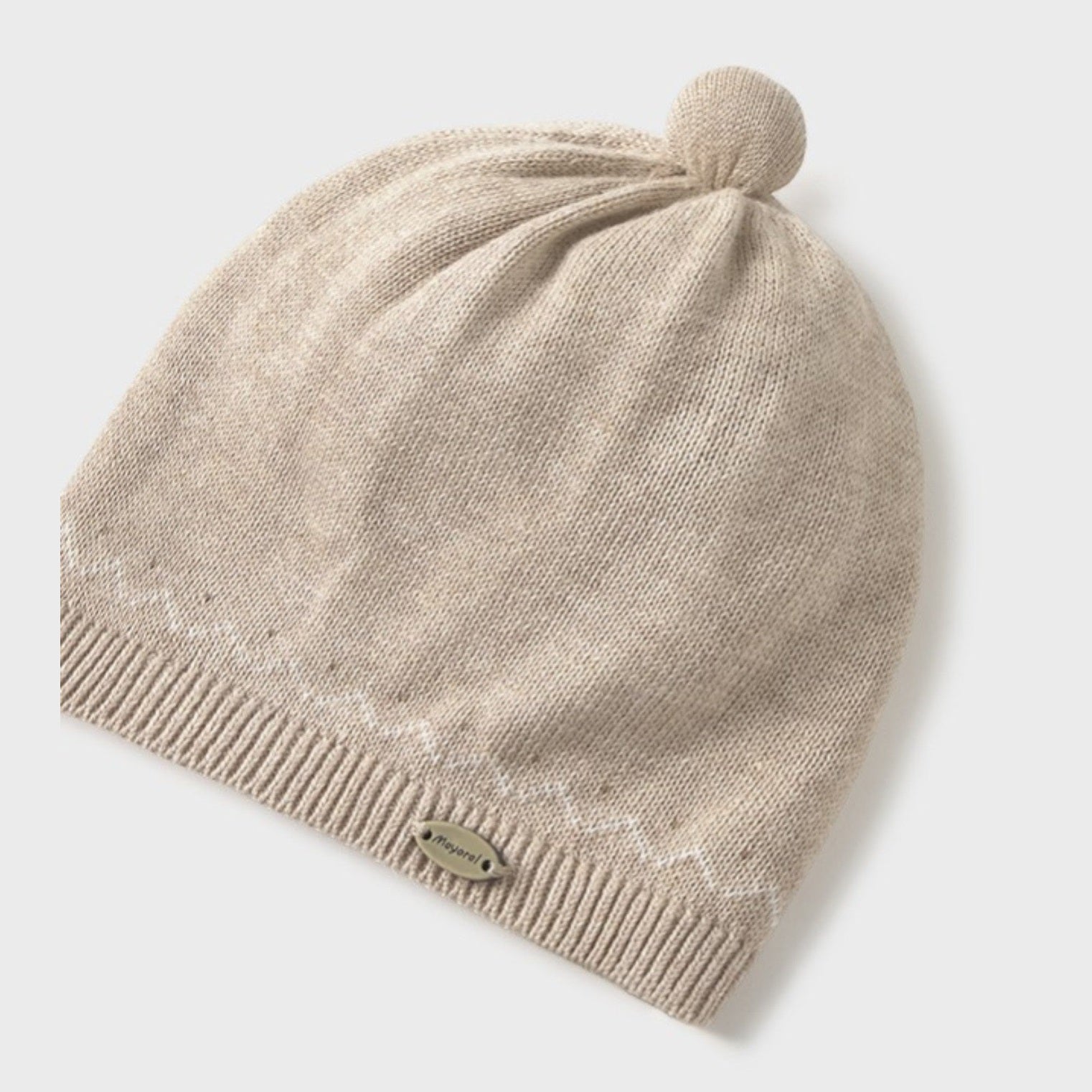 Cuffia Neonato Beige 9936/87 -  NANU' BABY