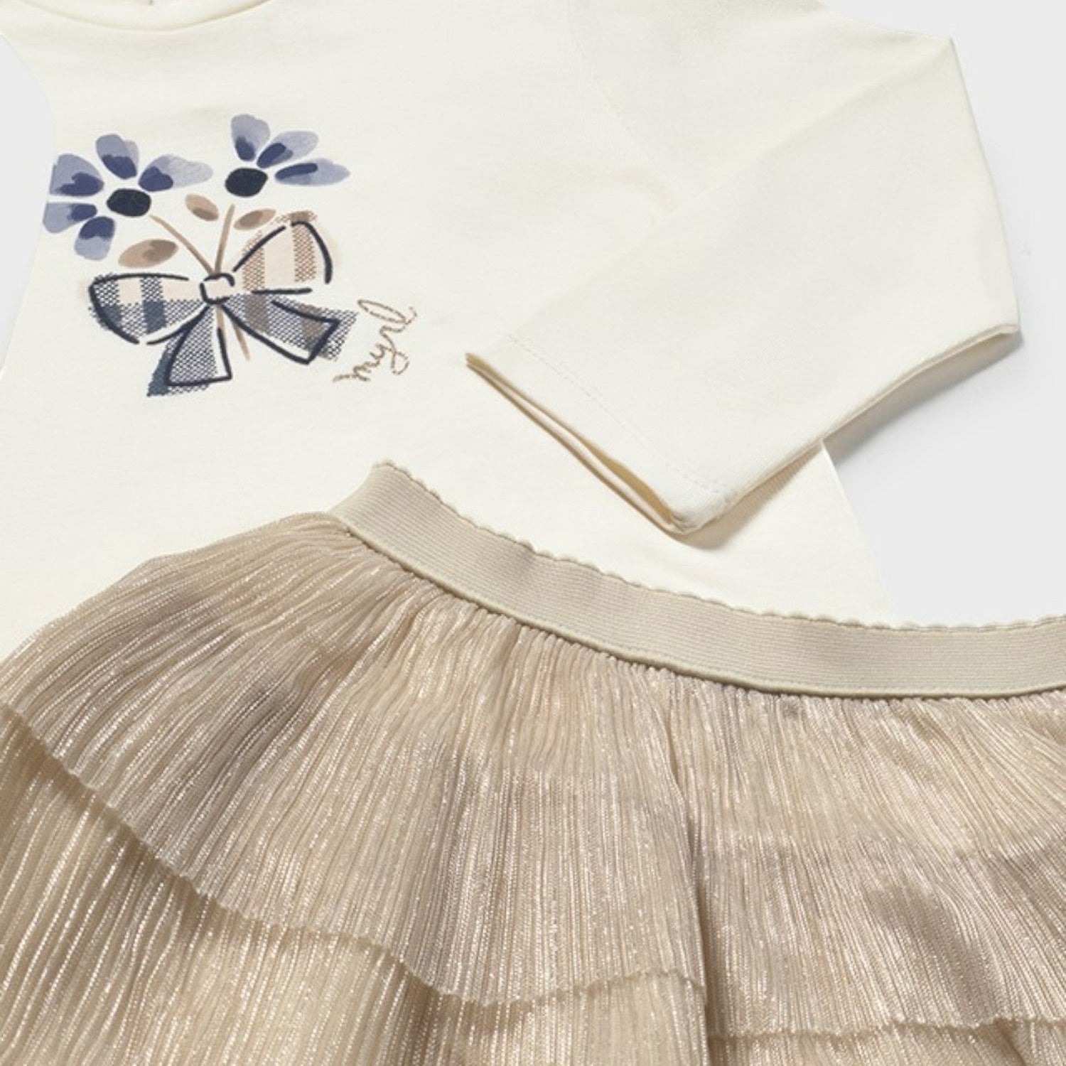 Completo gonna 3 pezzi Bimba Blu 2922/12